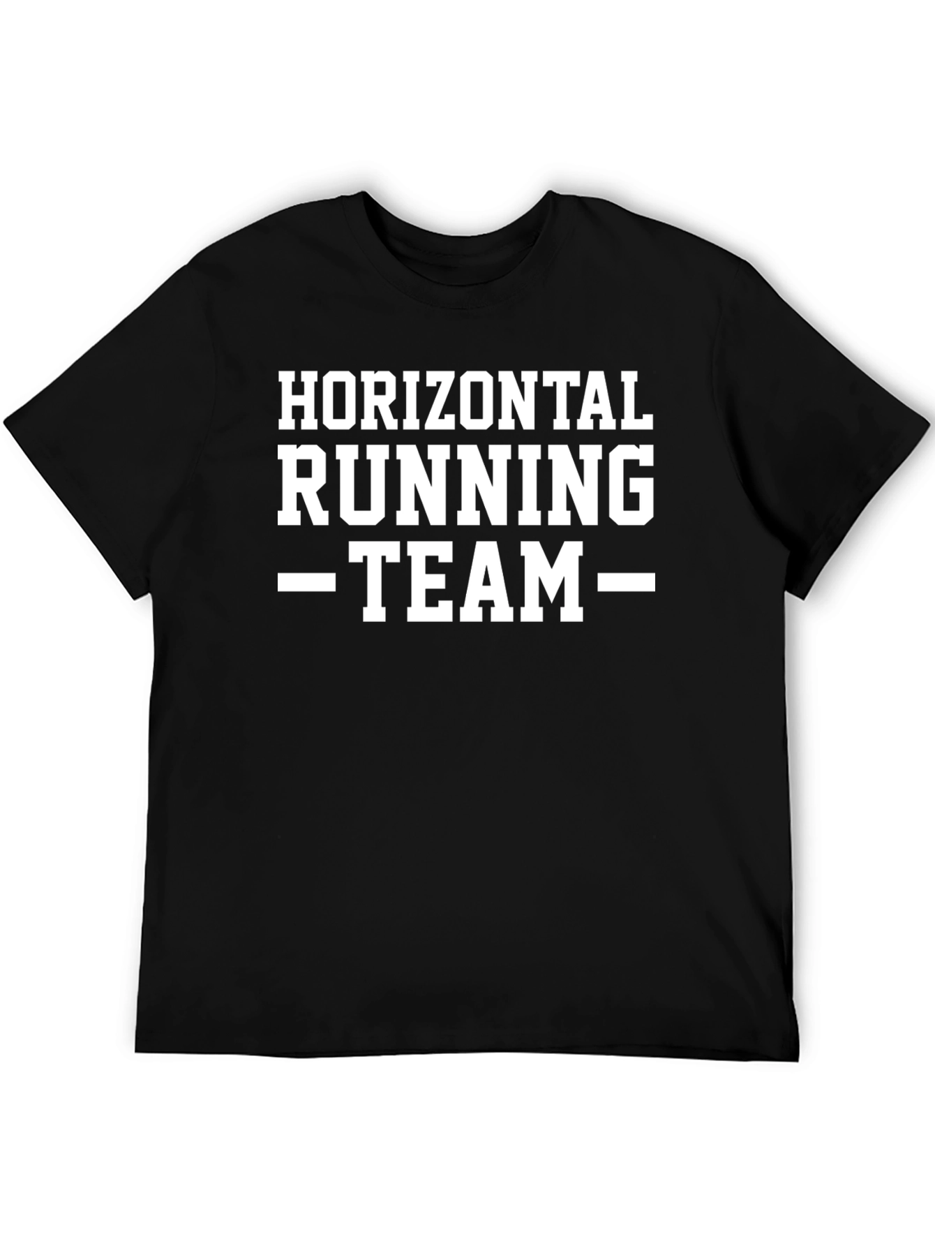 Horizontal Running Team Graphic T-Shirt