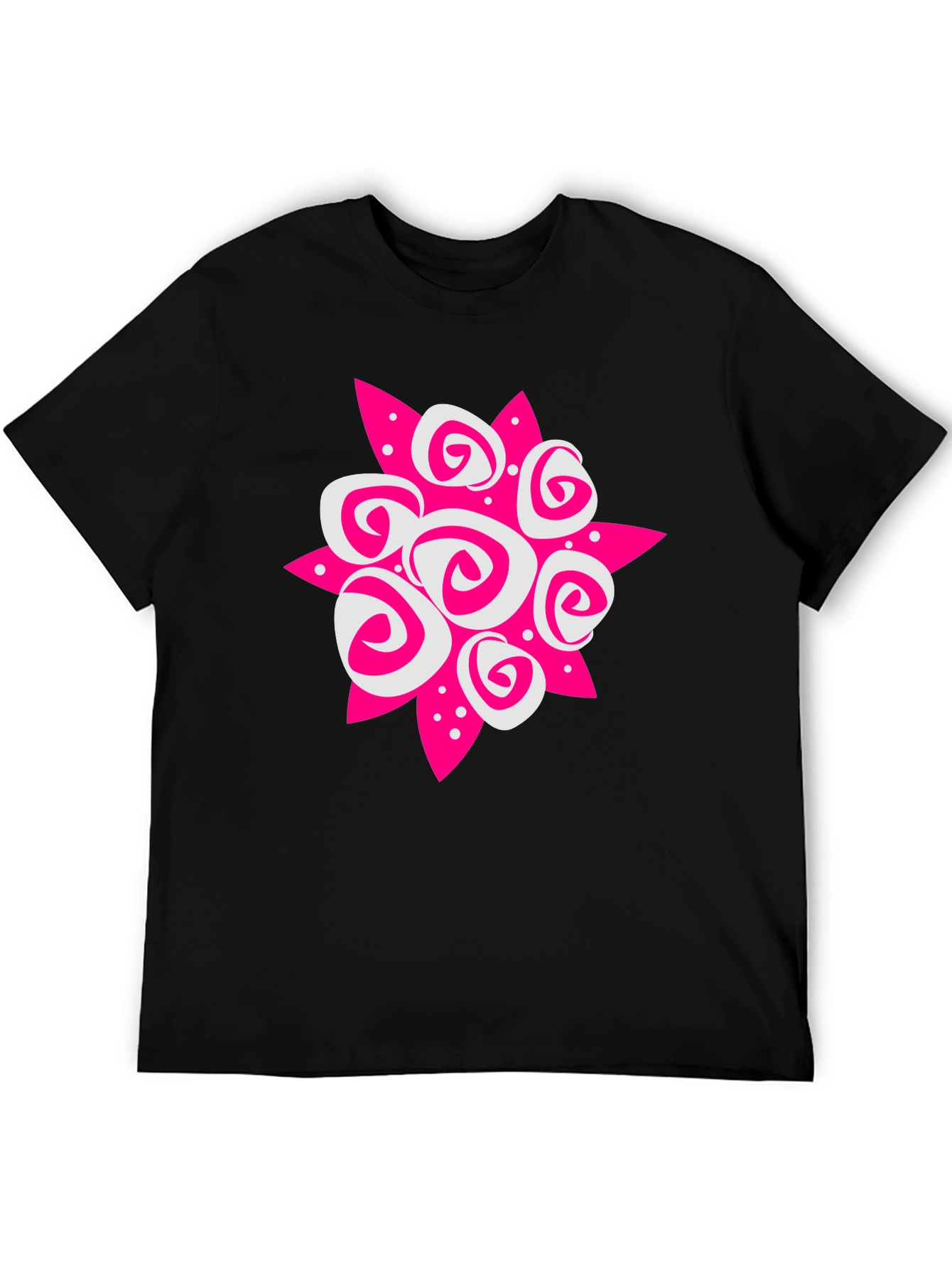 Abstract Floral Graphic Tee