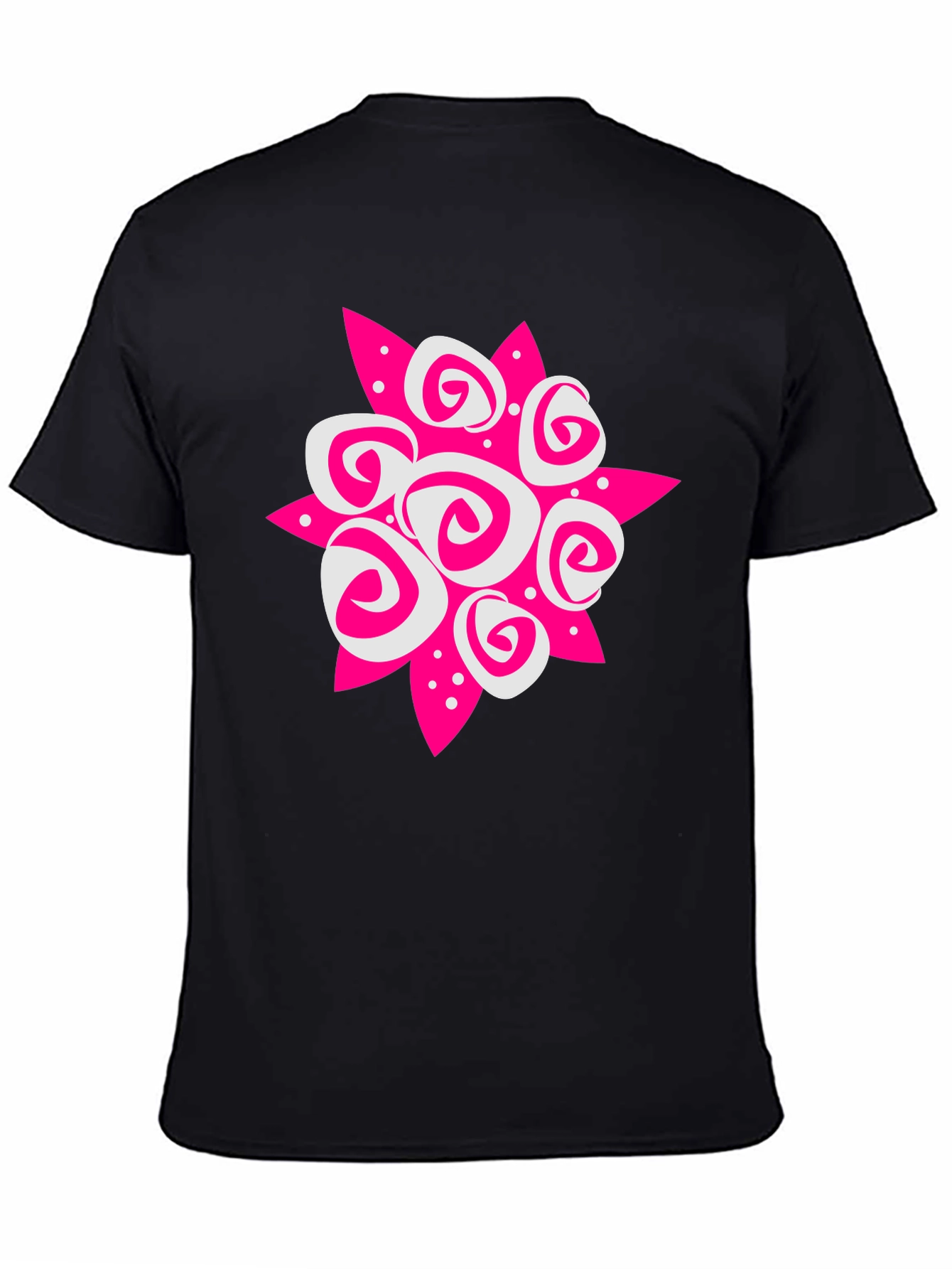 Abstract Floral Graphic Tee