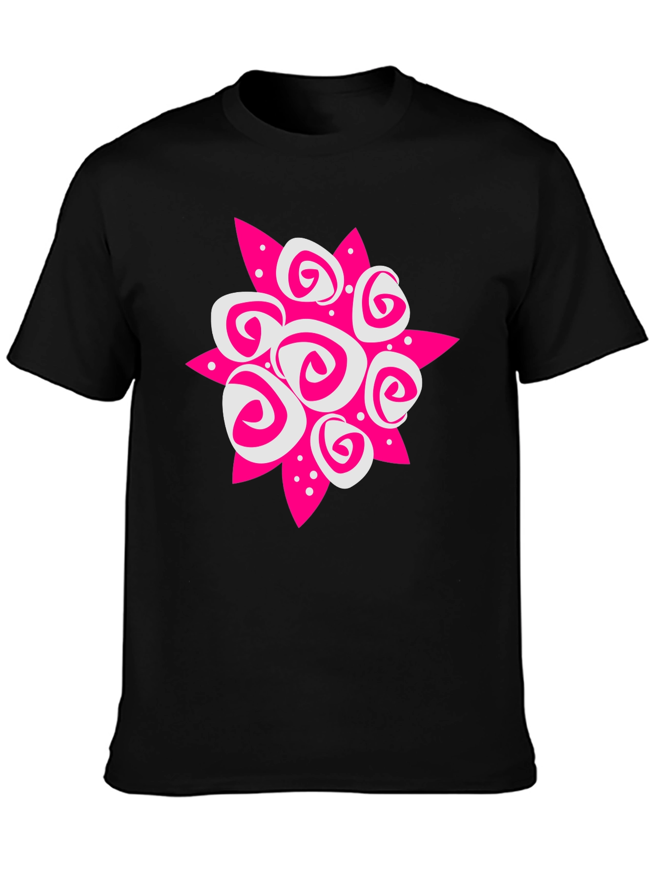 Abstract Floral Graphic Tee