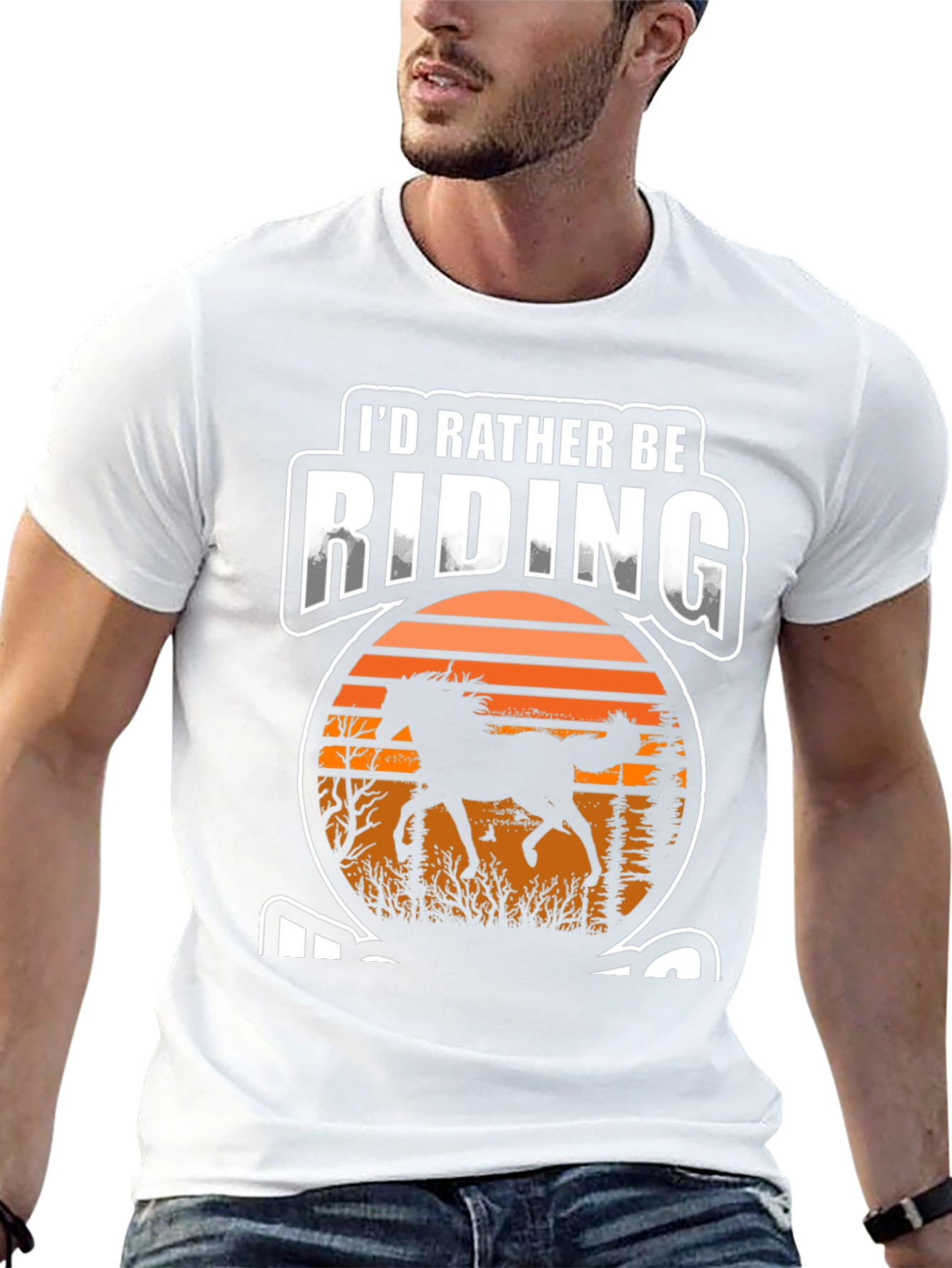 Riding Horse Graphic T-Shirt