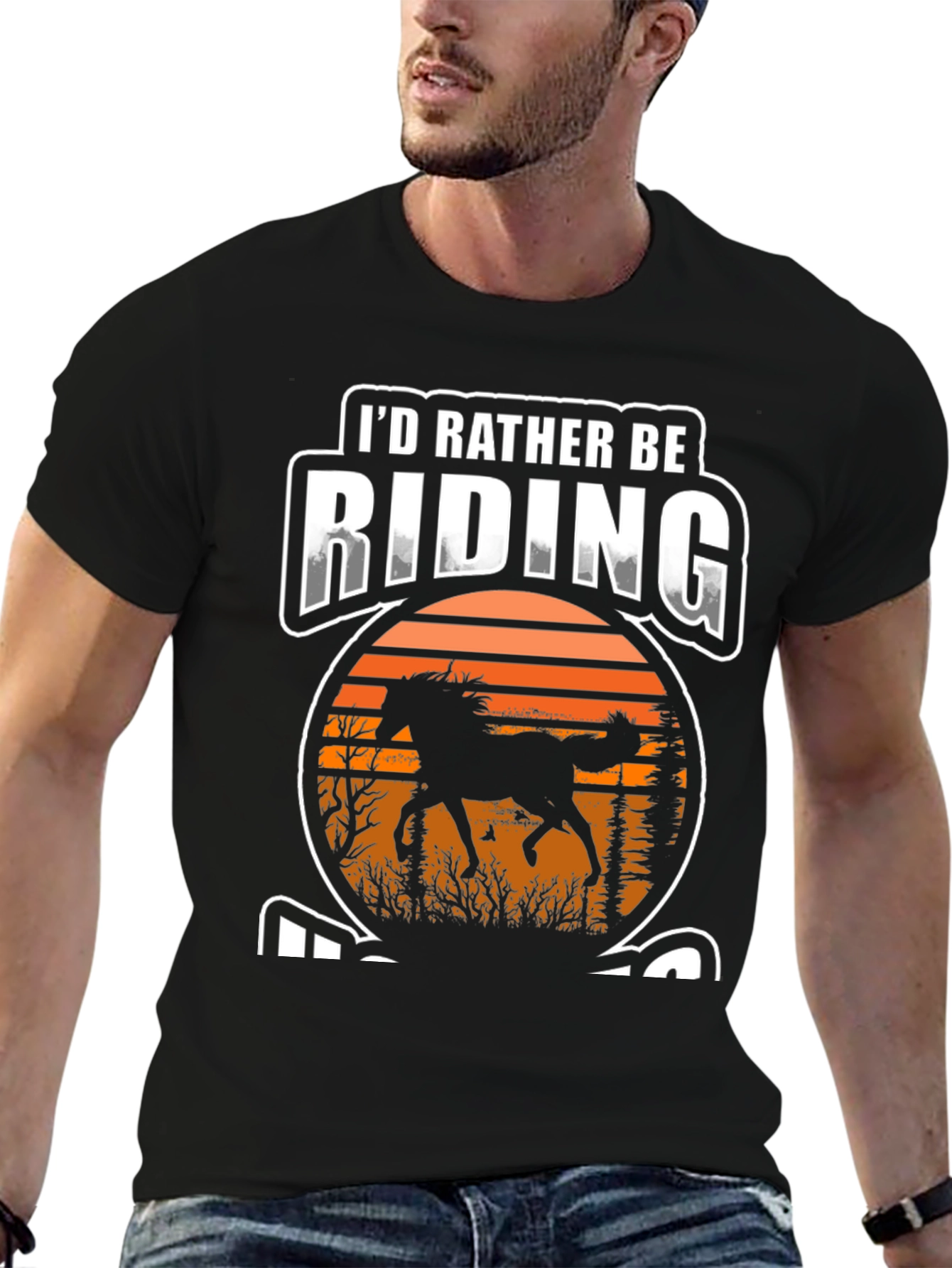 Riding Horse Graphic T-Shirt