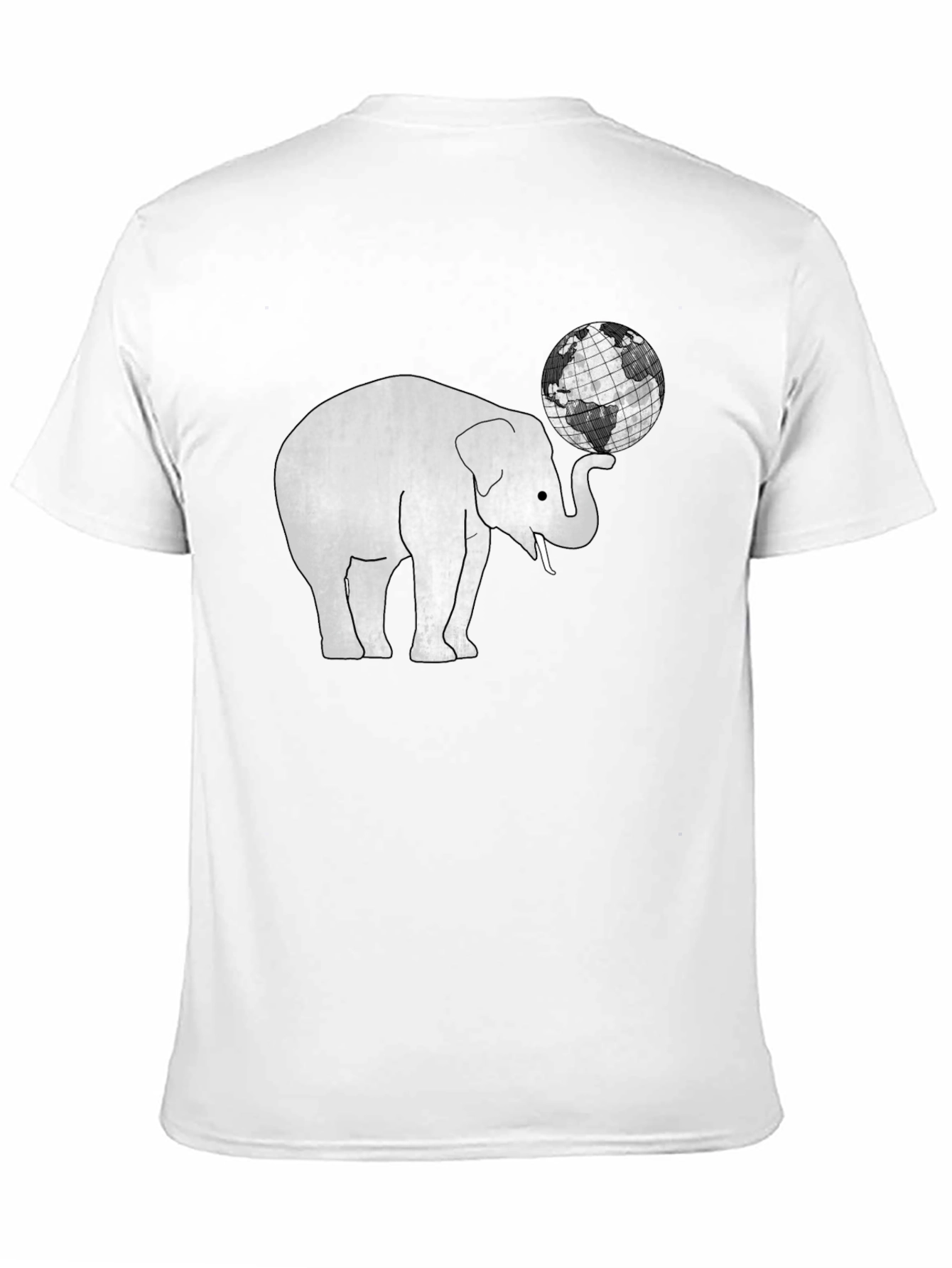 Elephant Balancing Globe Graphic Tee