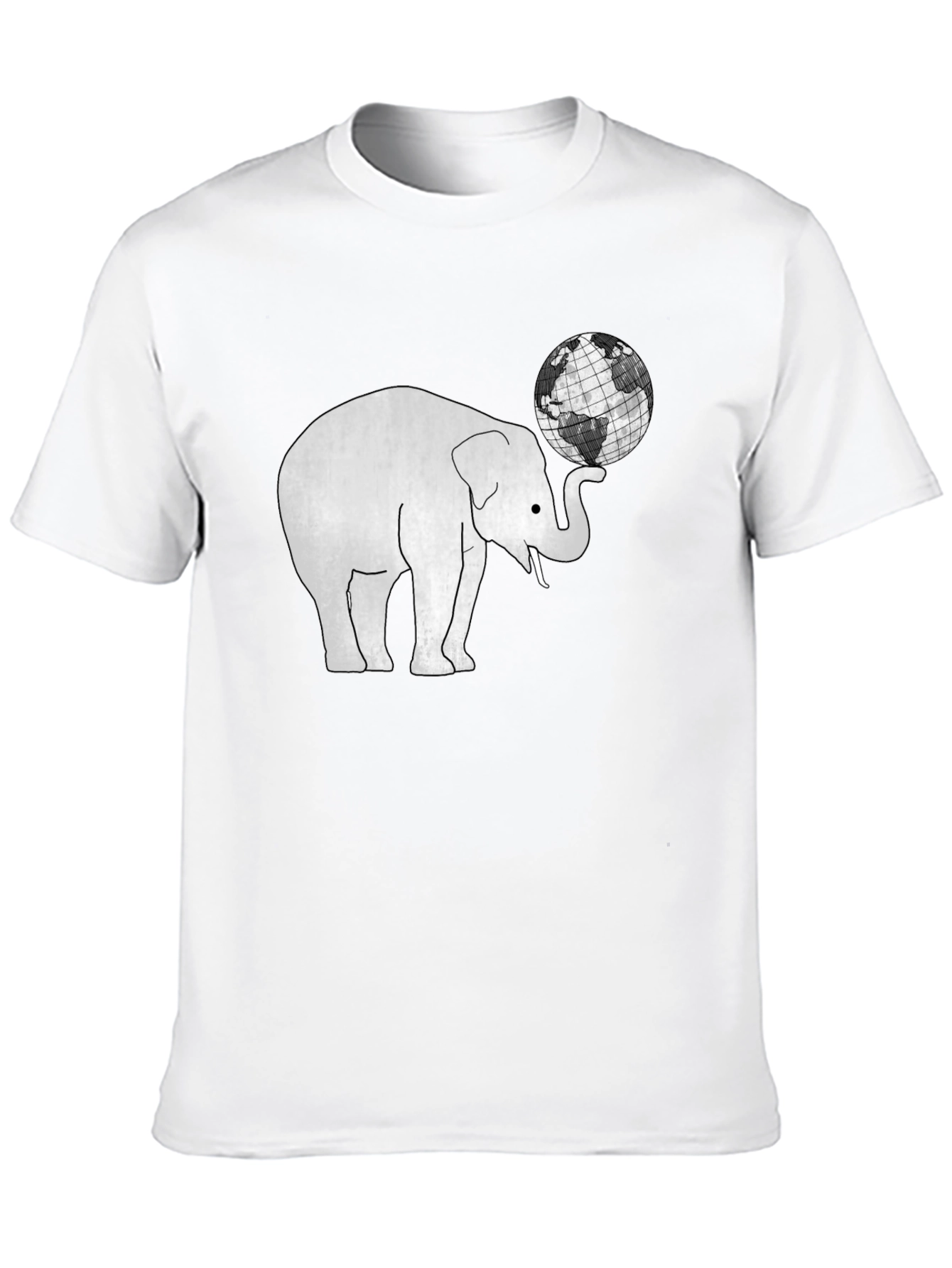 Elephant Balancing Globe Graphic Tee