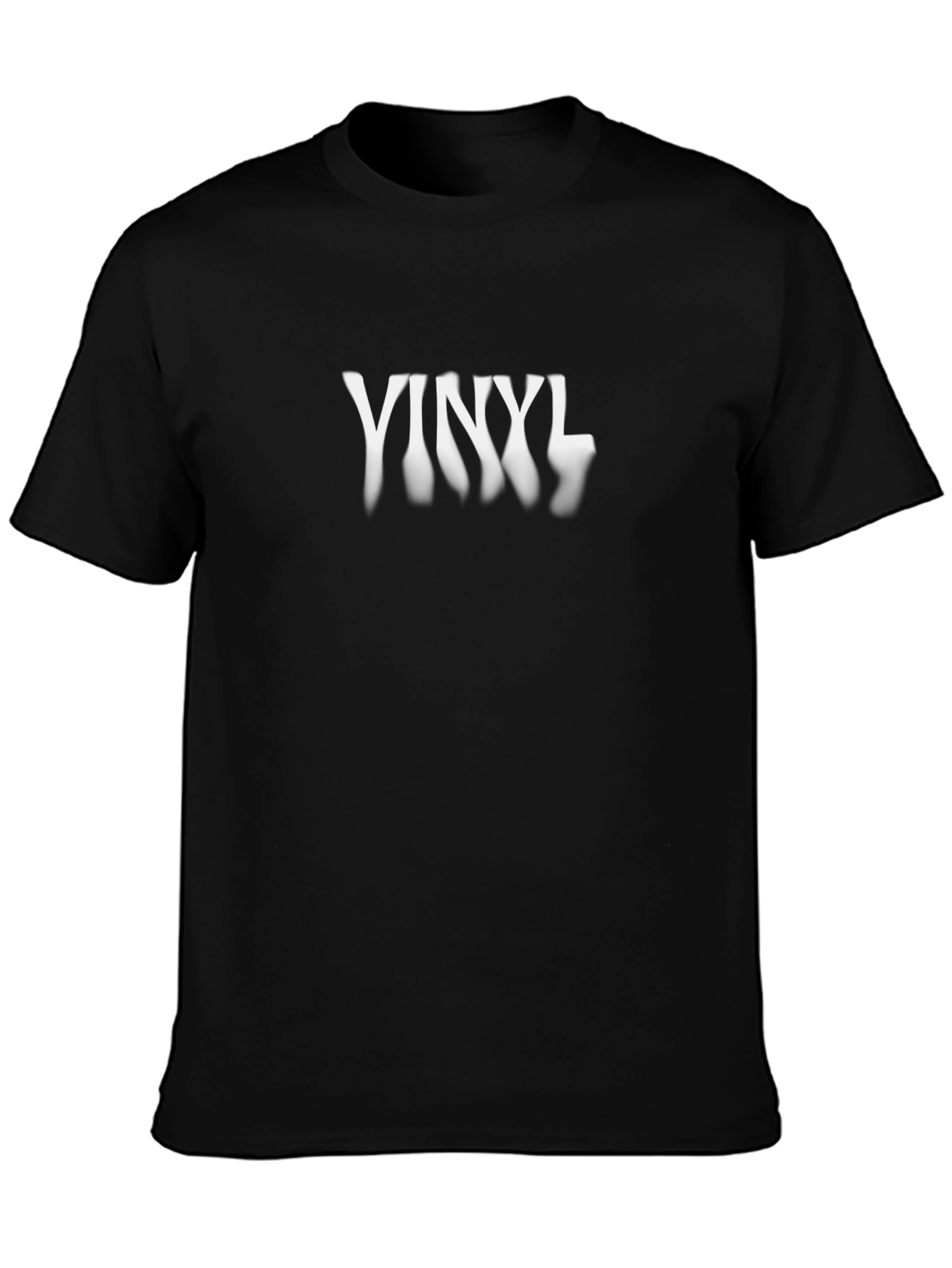 Vinyl Graphic Black T-Shirt - Cool Music Tee
