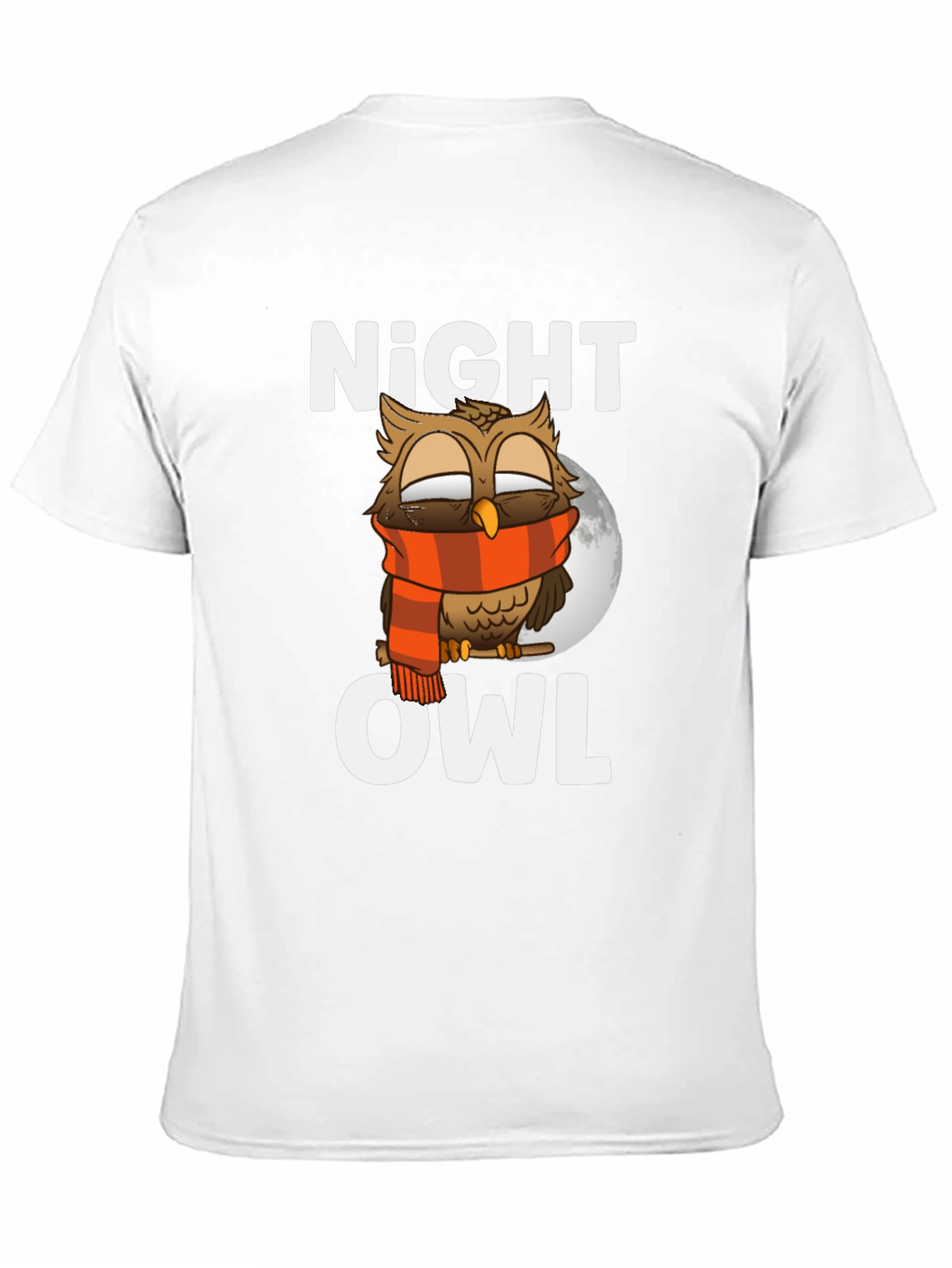 Night Owl Graphic T-Shirt - Cozy Owl Design