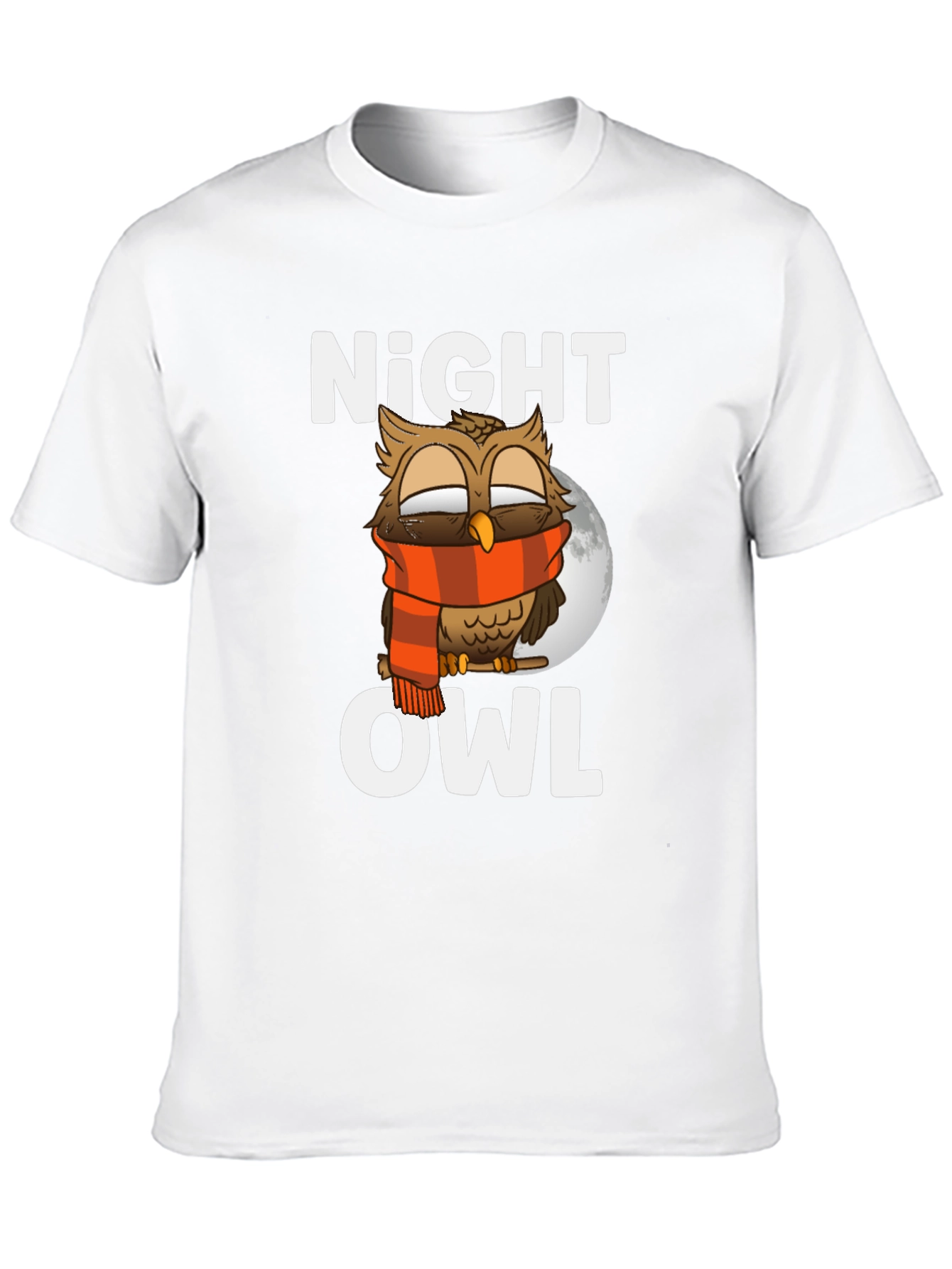 Night Owl Graphic T-Shirt - Cozy Owl Design