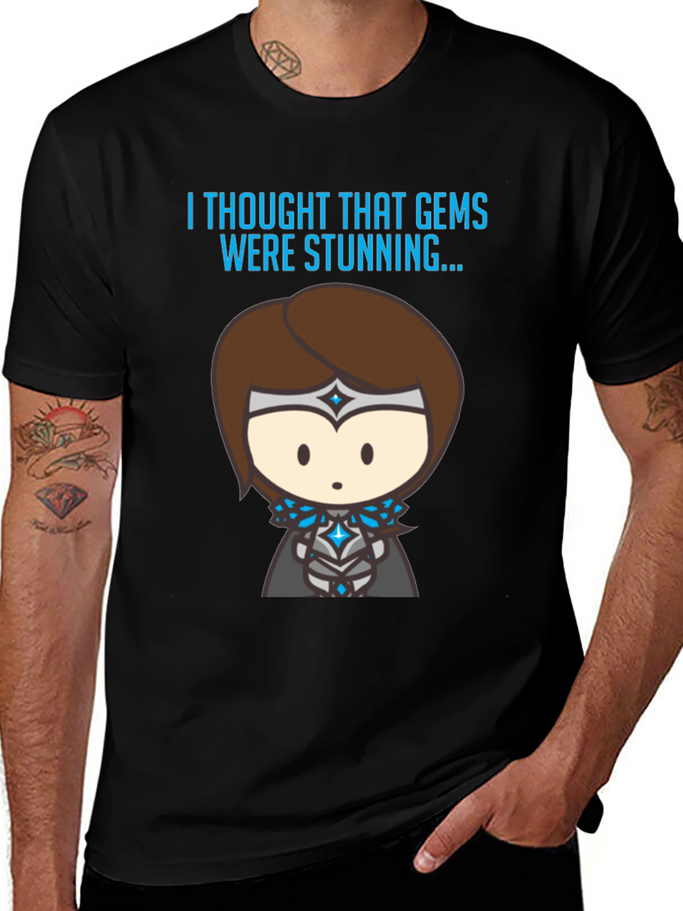 Gems Stunning T-Shirt - Novelty Graphic Tee
