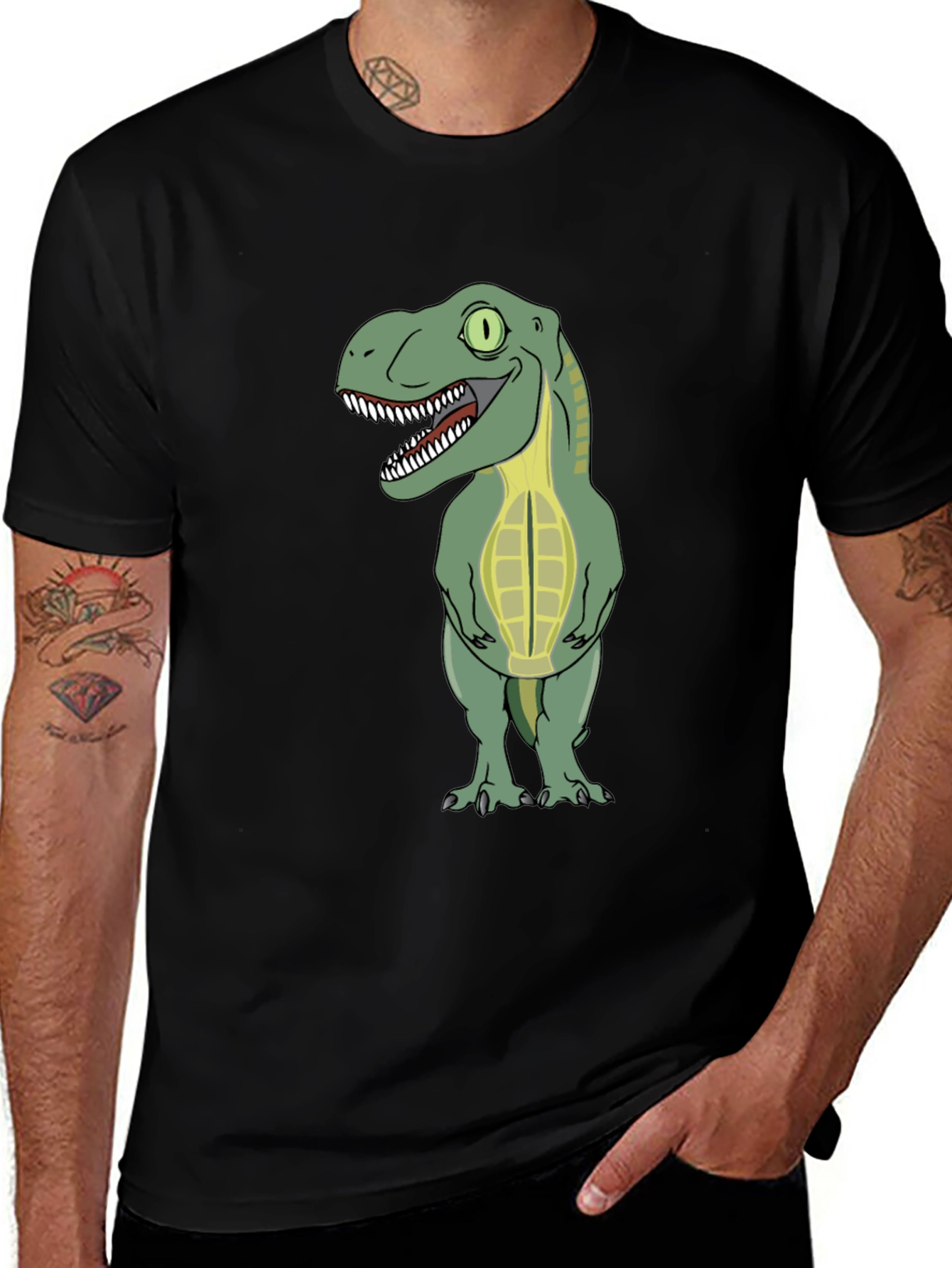 Dino T-Shirt - Cartoon T-Rex Tee