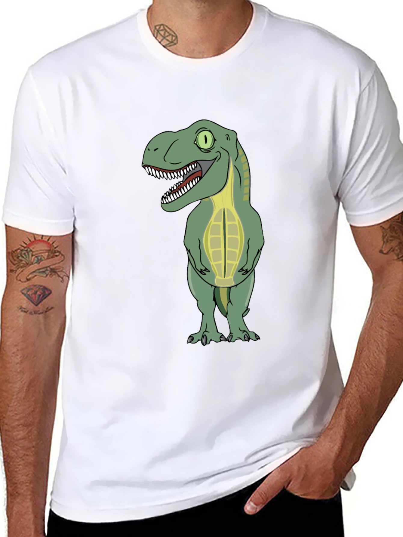 Dino T-Shirt - Cartoon T-Rex Tee