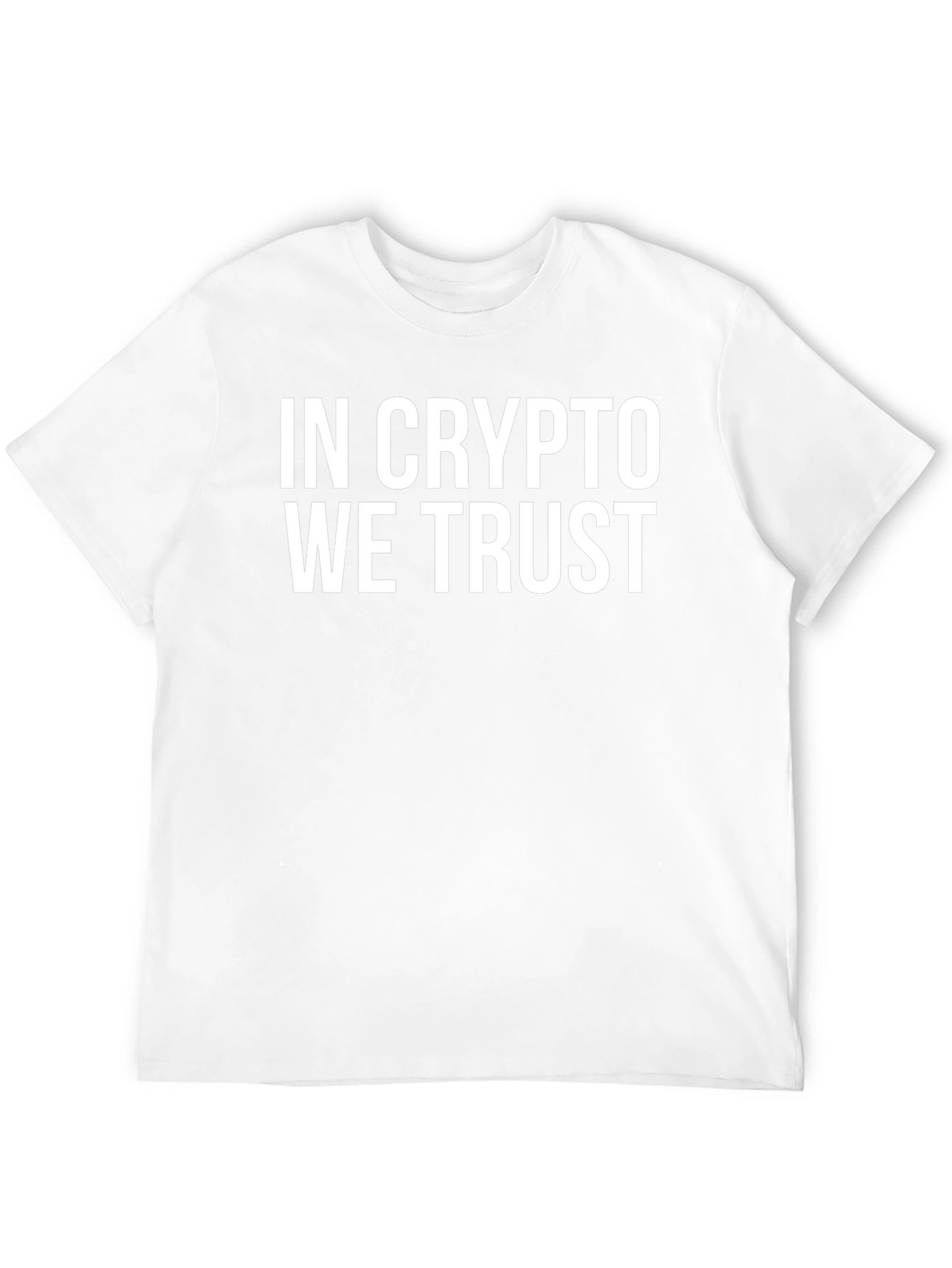 In Crypto We Trust Black T-Shirt