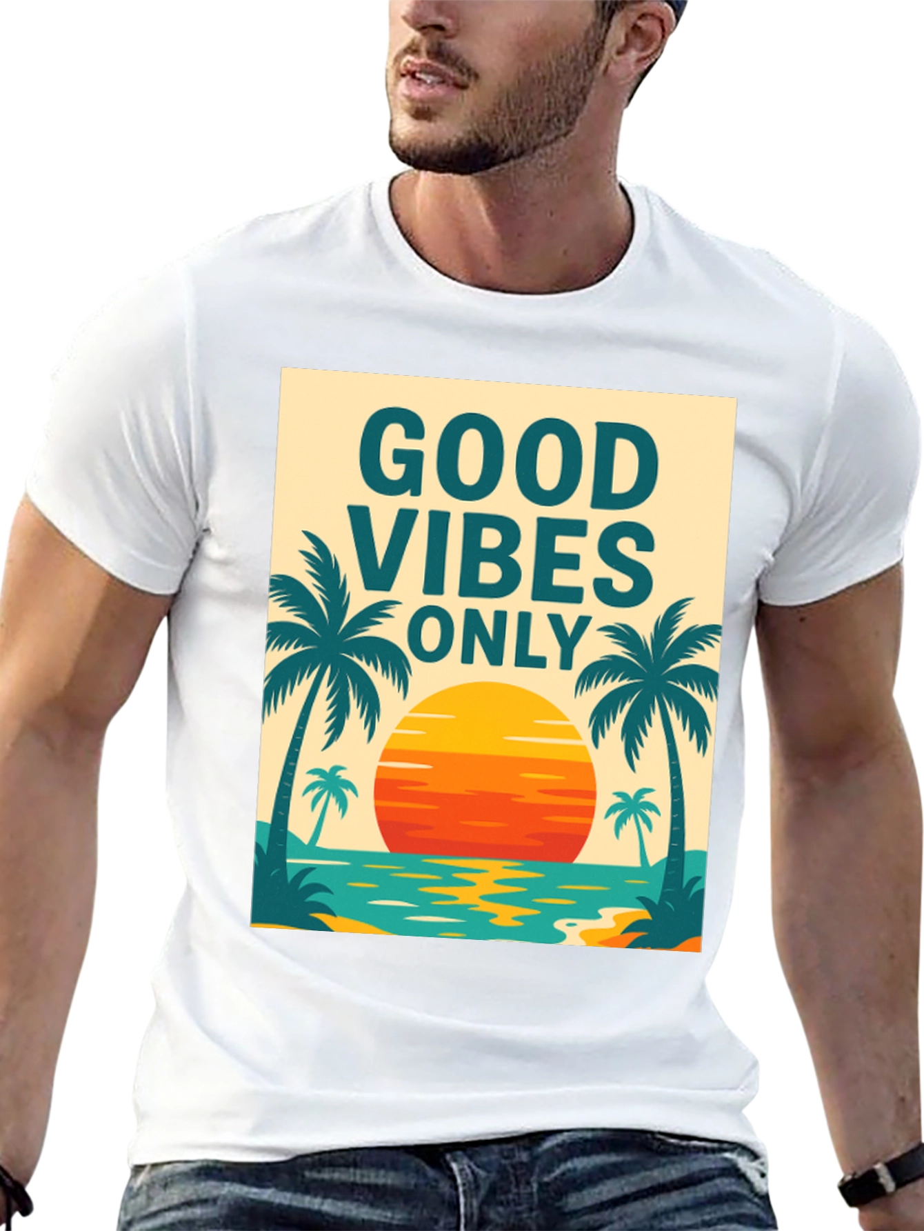 Good Vibes Only Graphic T-Shirt
