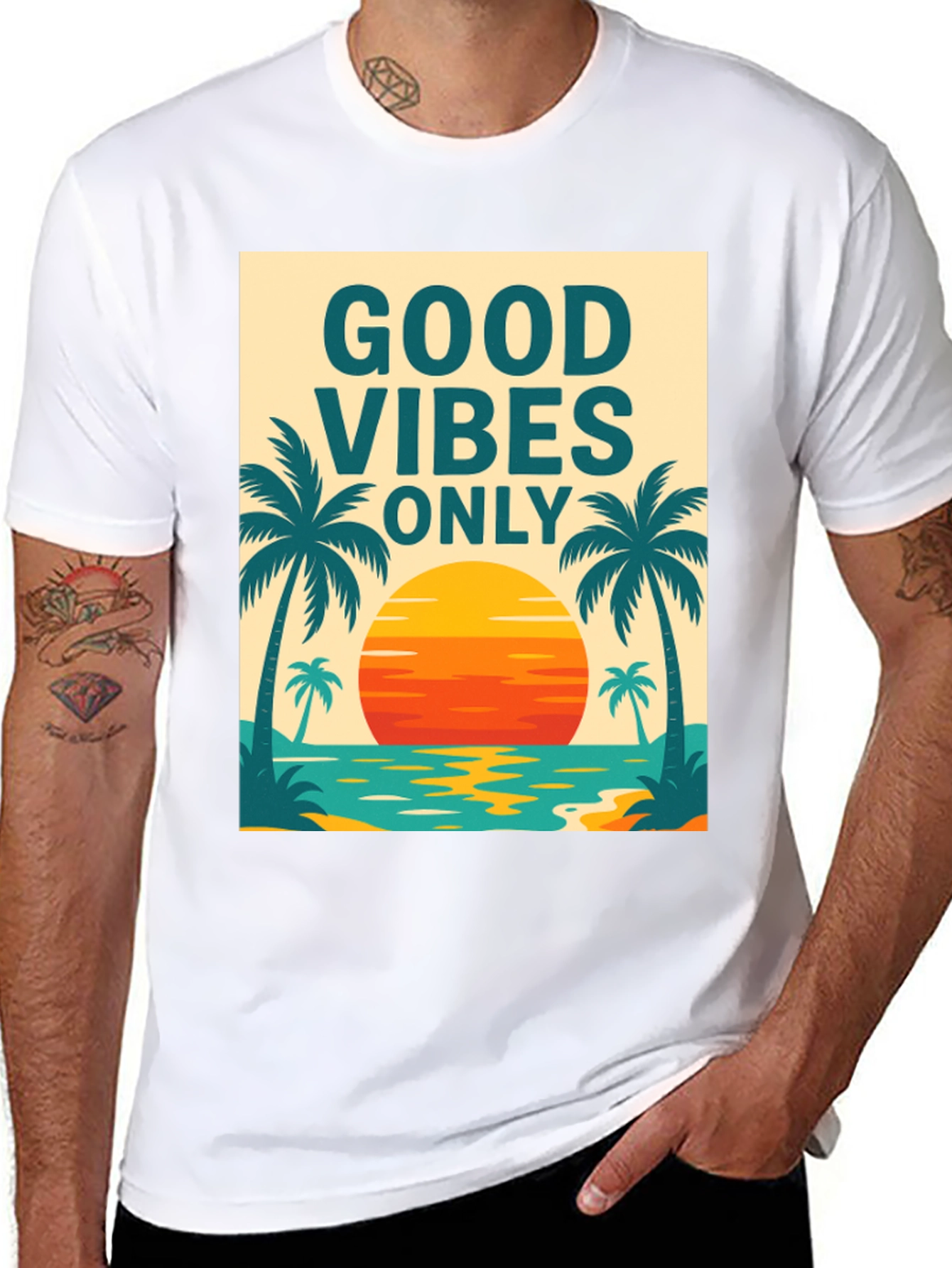 Good Vibes Only Graphic T-Shirt