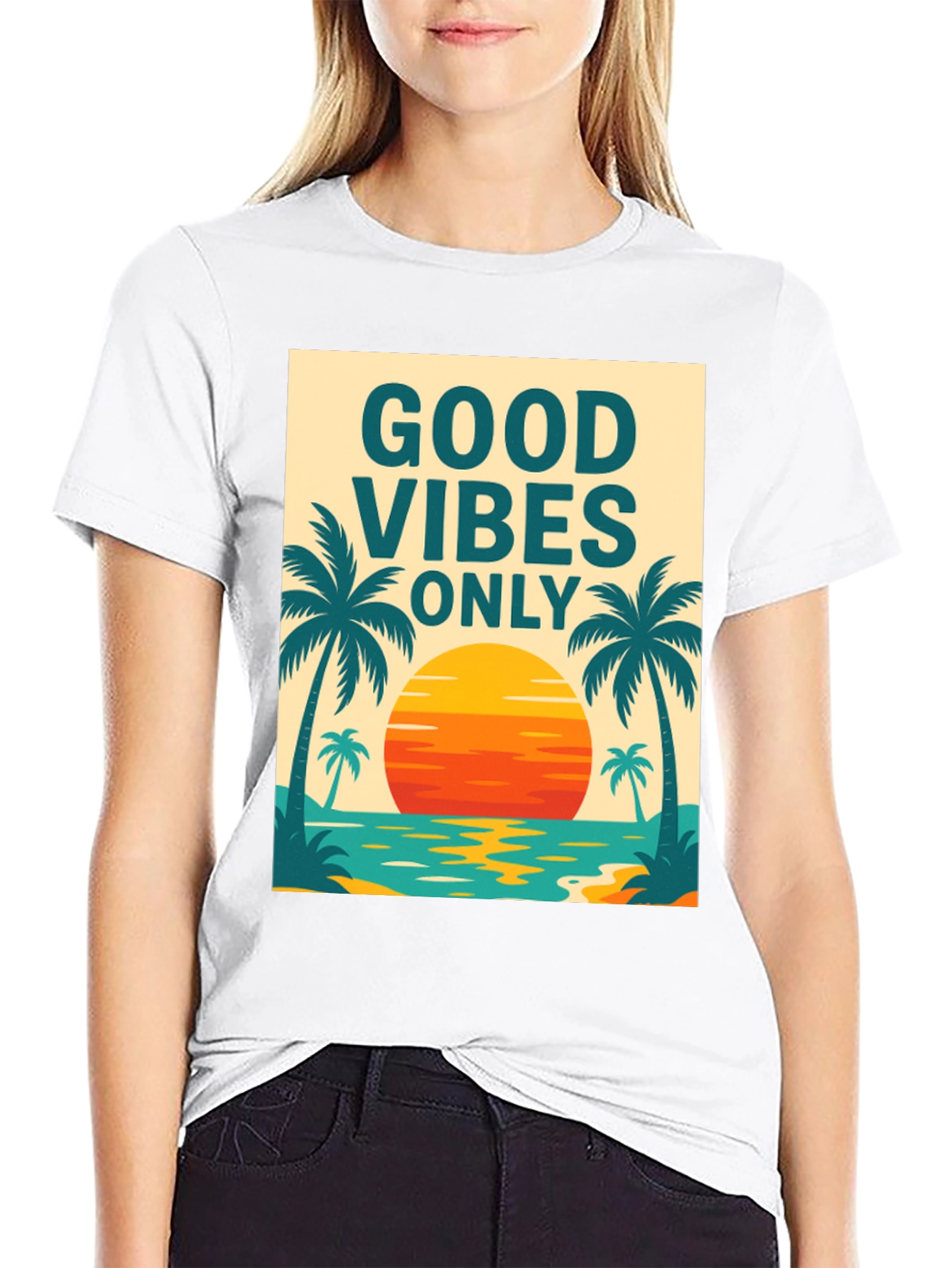Good Vibes Only Graphic T-Shirt