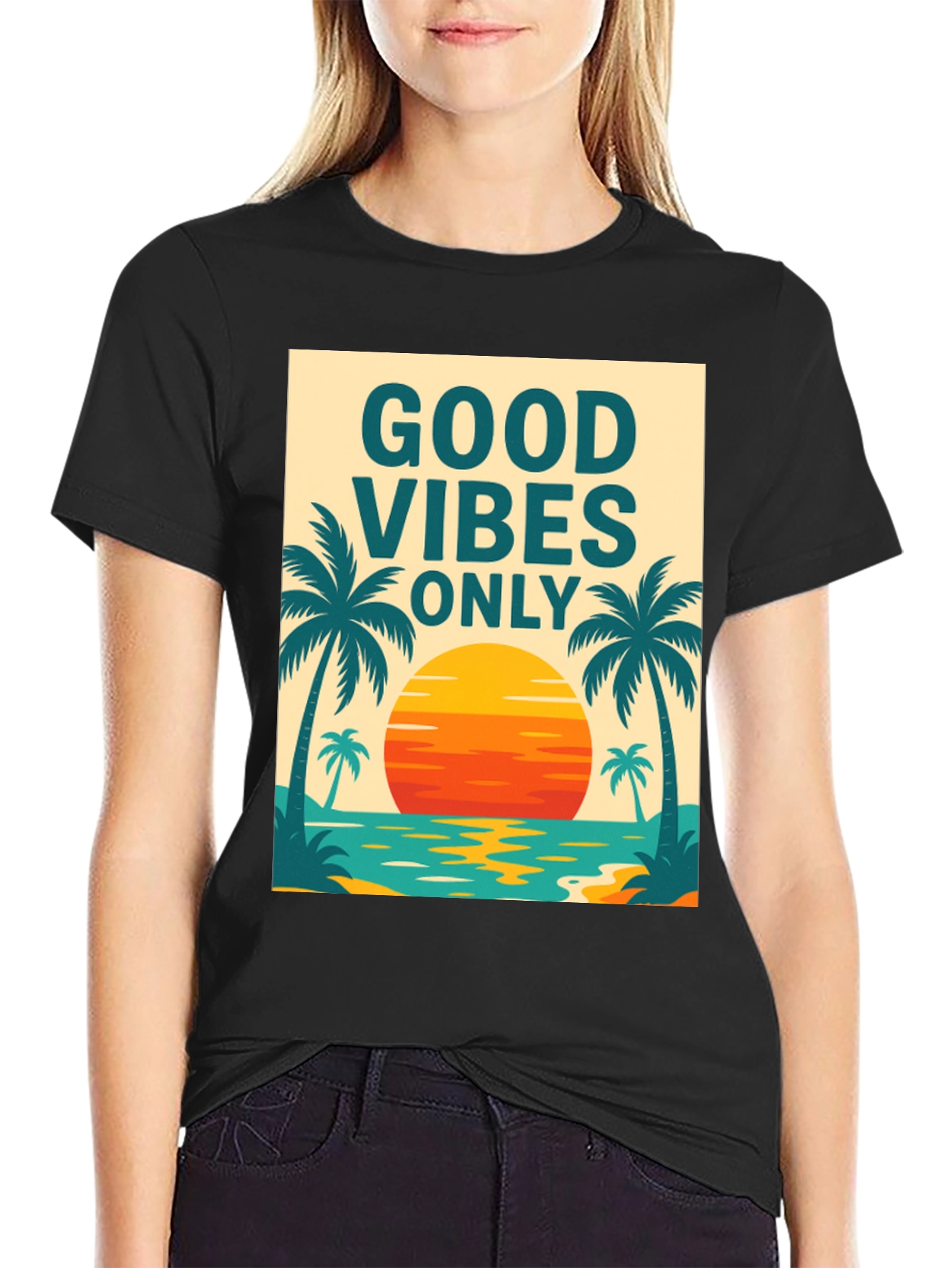 Good Vibes Only Graphic T-Shirt