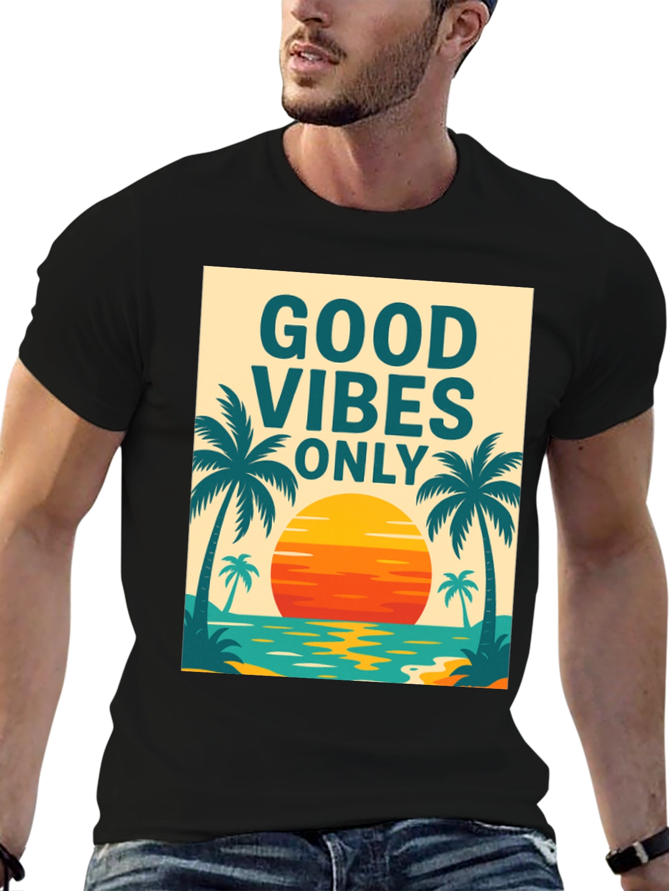 Good Vibes Only Graphic T-Shirt