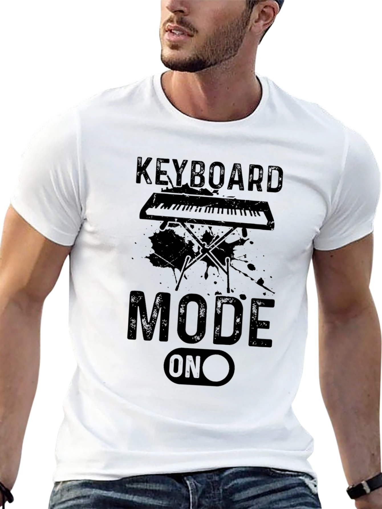 Keyboard Mode ON Graphic T-Shirt