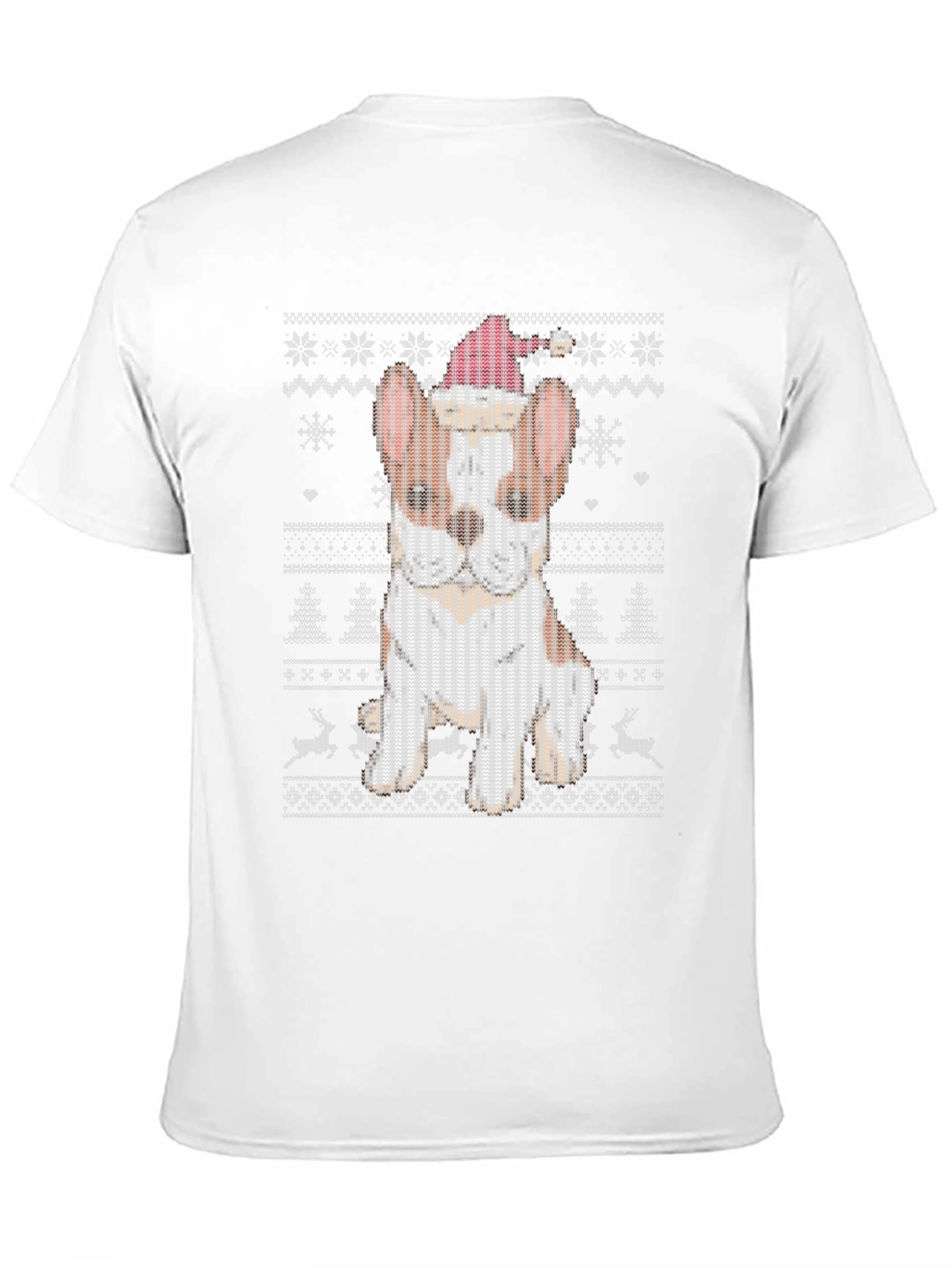 Festive Dog Christmas Sweater T-Shirt