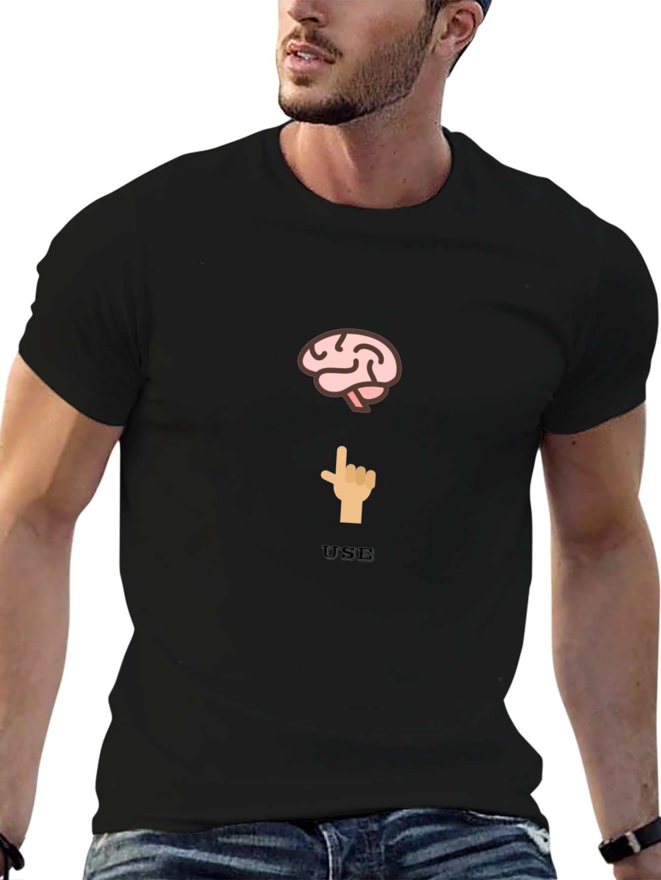 Use Your Brain T-Shirt - Clever Graphic Tee