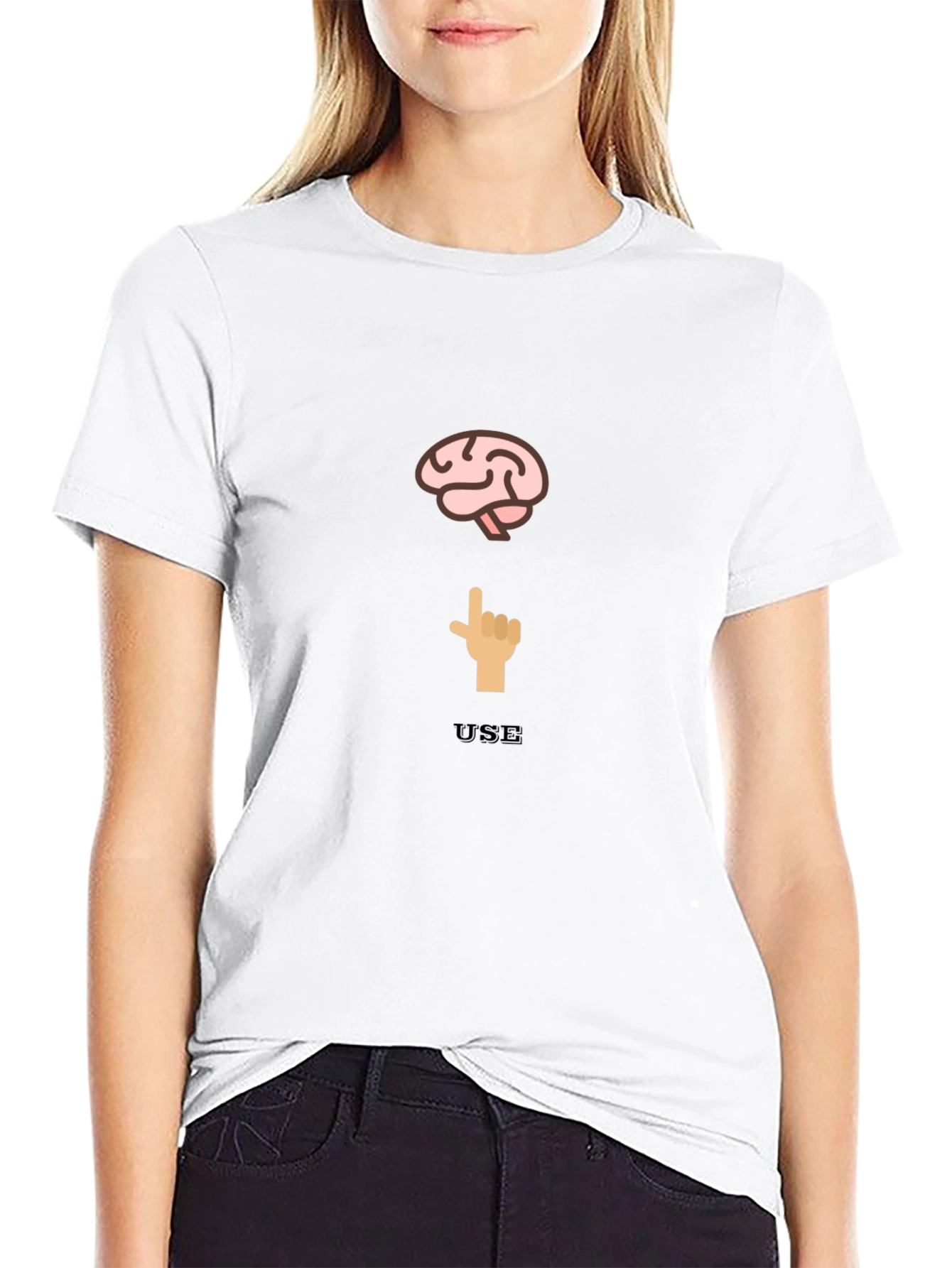 Use Your Brain T-Shirt - Clever Graphic Tee