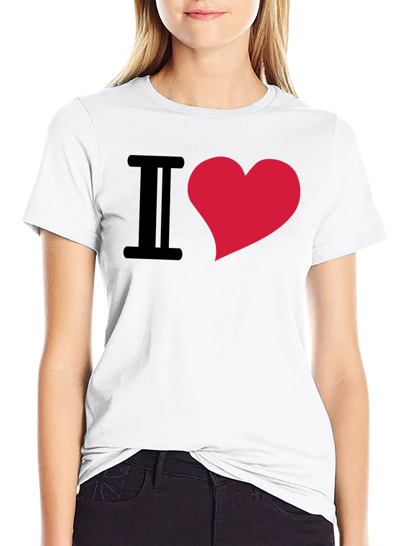 I Heart Graphic Tee - Trendy & Comfortable