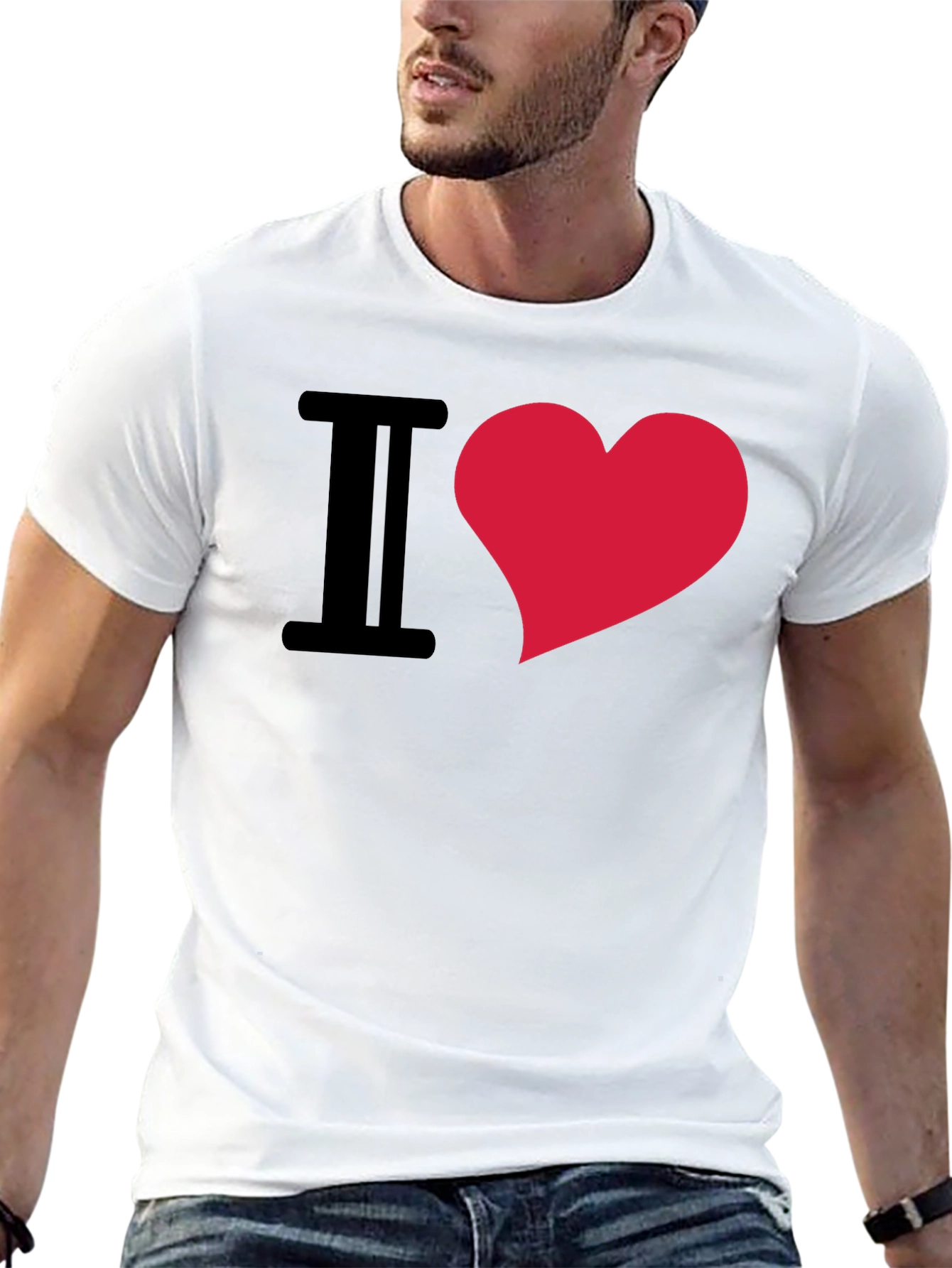 I Heart Graphic Tee - Trendy & Comfortable