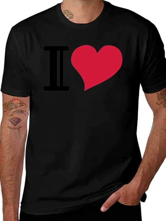 I Heart Graphic Tee - Trendy & Comfortable