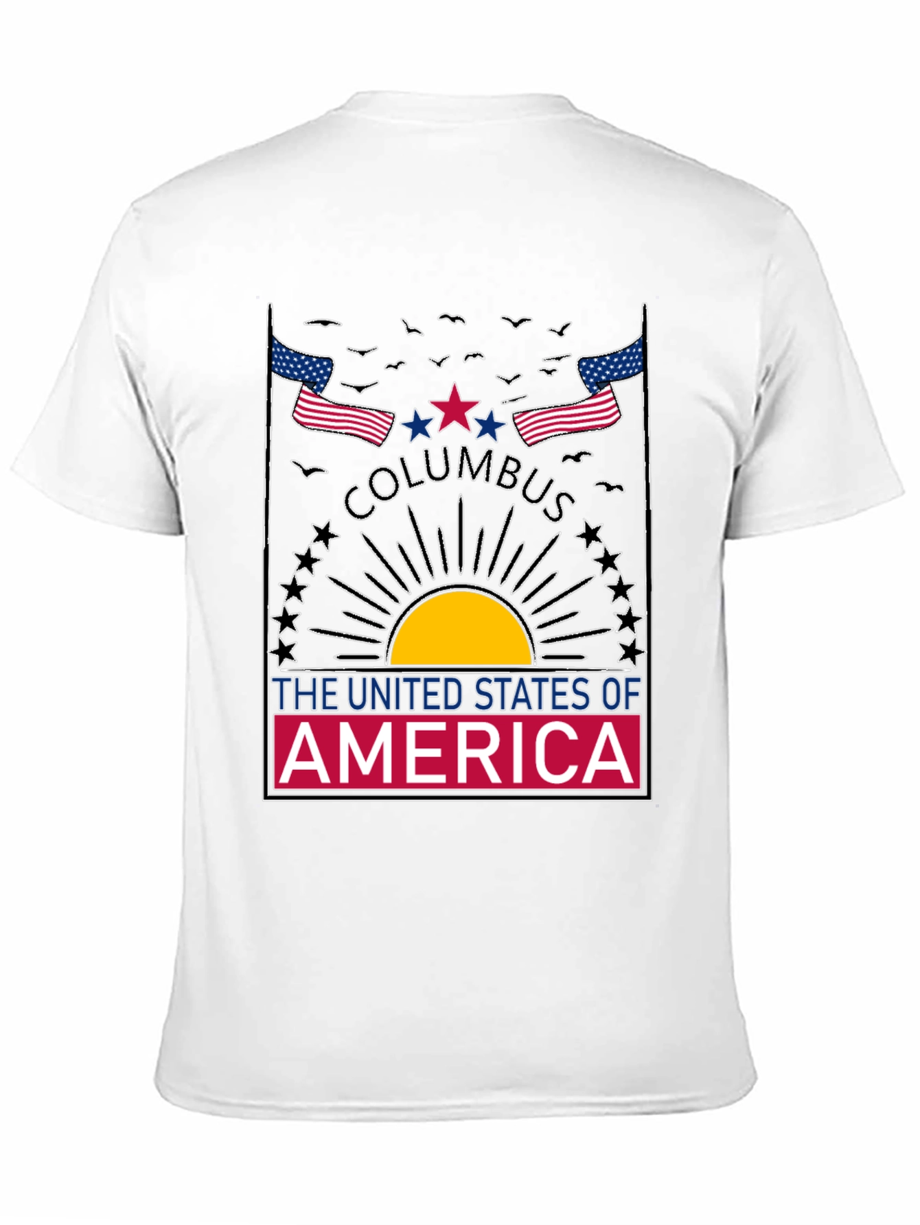 Columbus USA Graphic T-Shirt