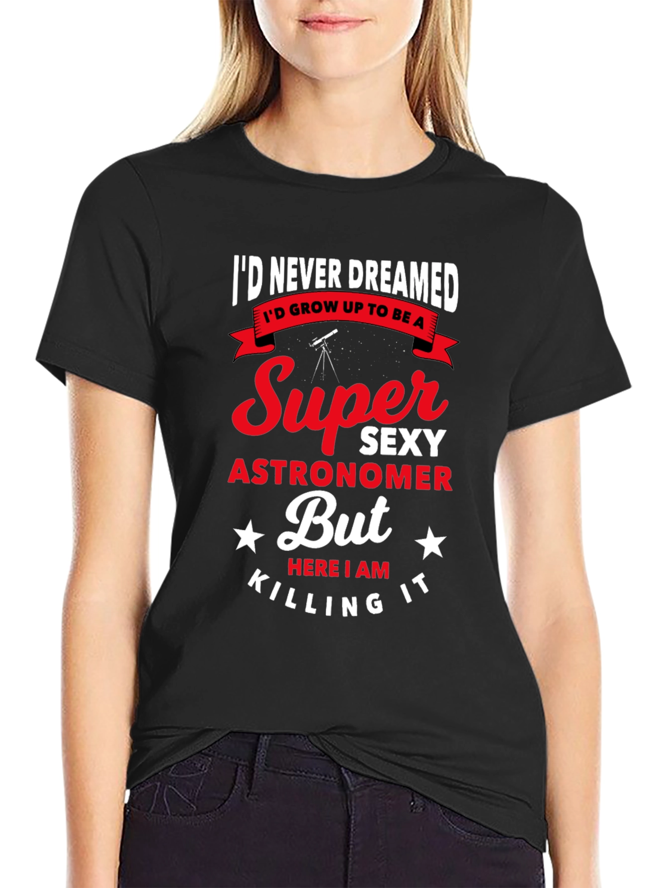 Super Sexy Astronomer Mens Graphic Tee
