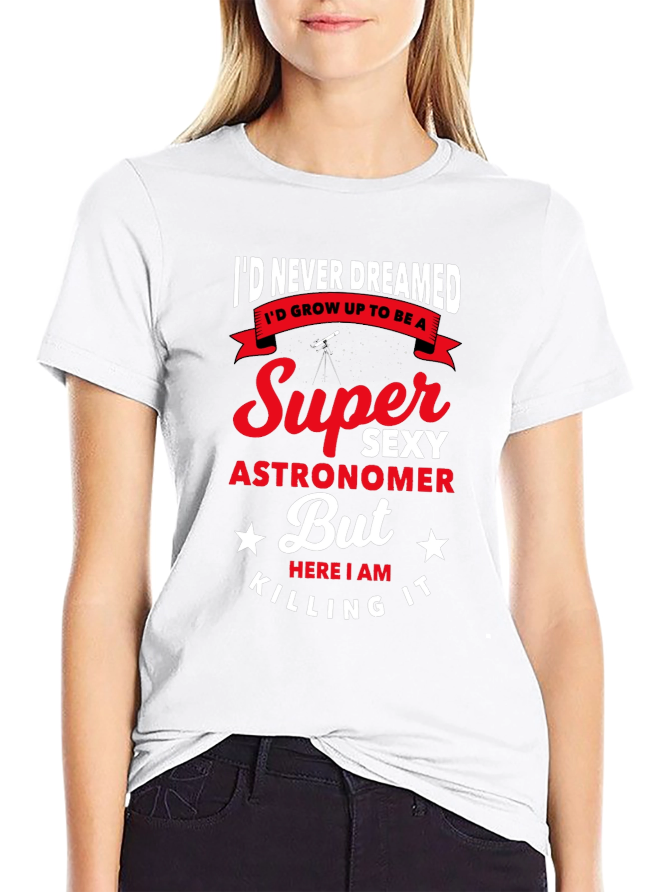 Super Sexy Astronomer Mens Graphic Tee