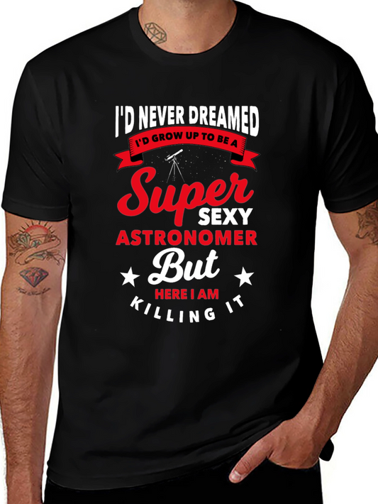 Super Sexy Astronomer Mens Graphic Tee