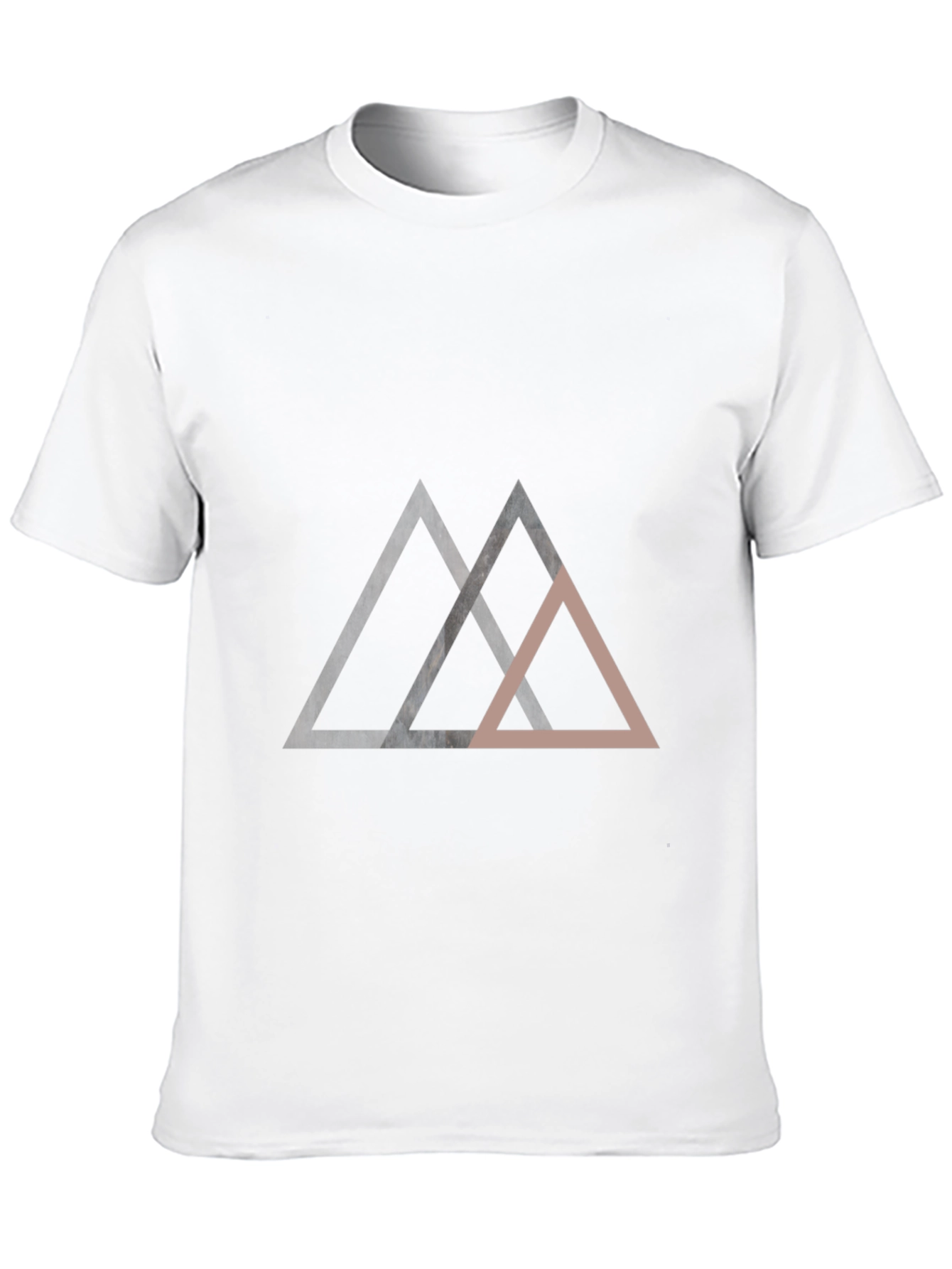 Geometric Triangle Tee - Stylish Modern Design