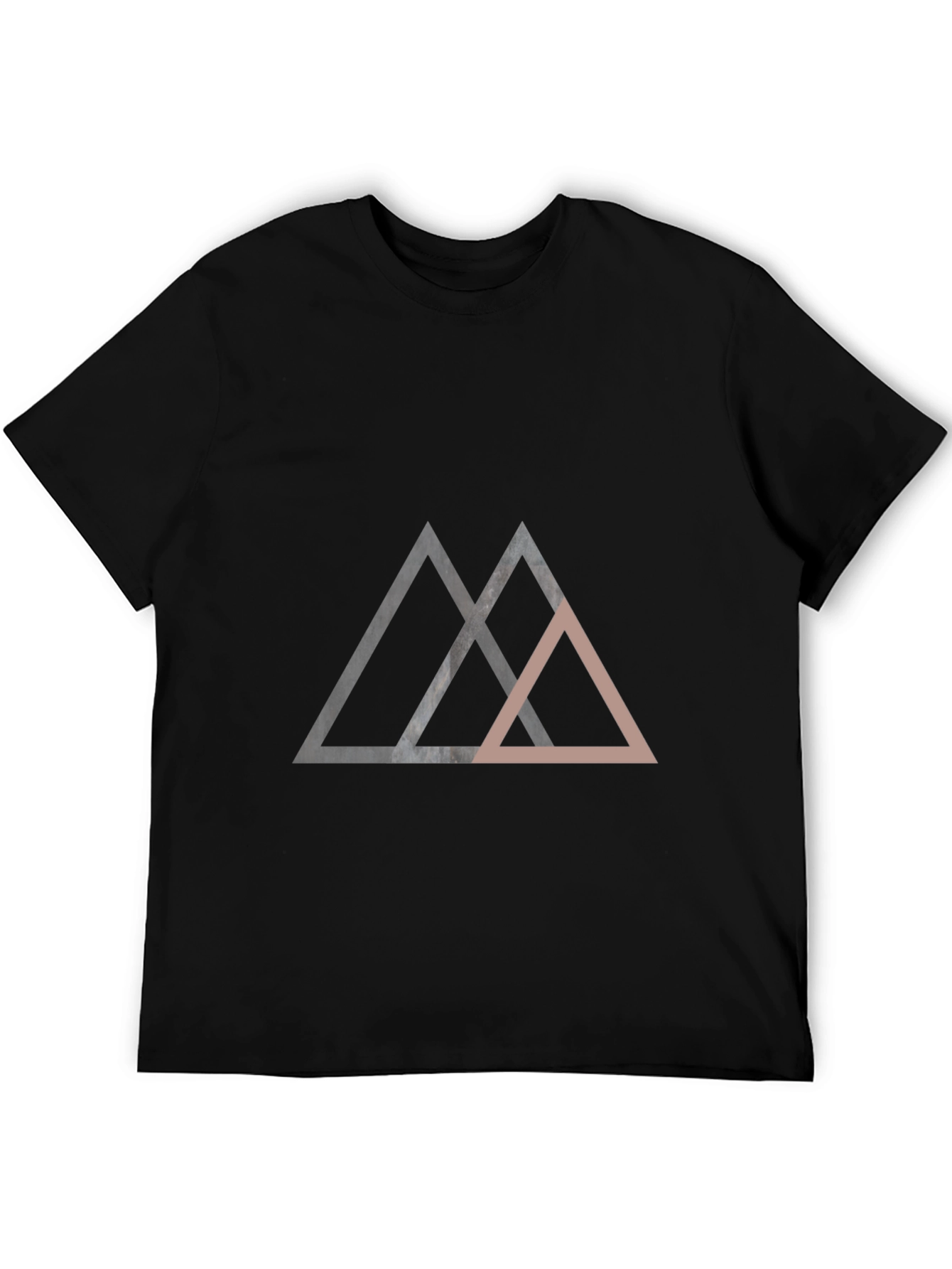 Geometric Triangle Tee - Stylish Modern Design
