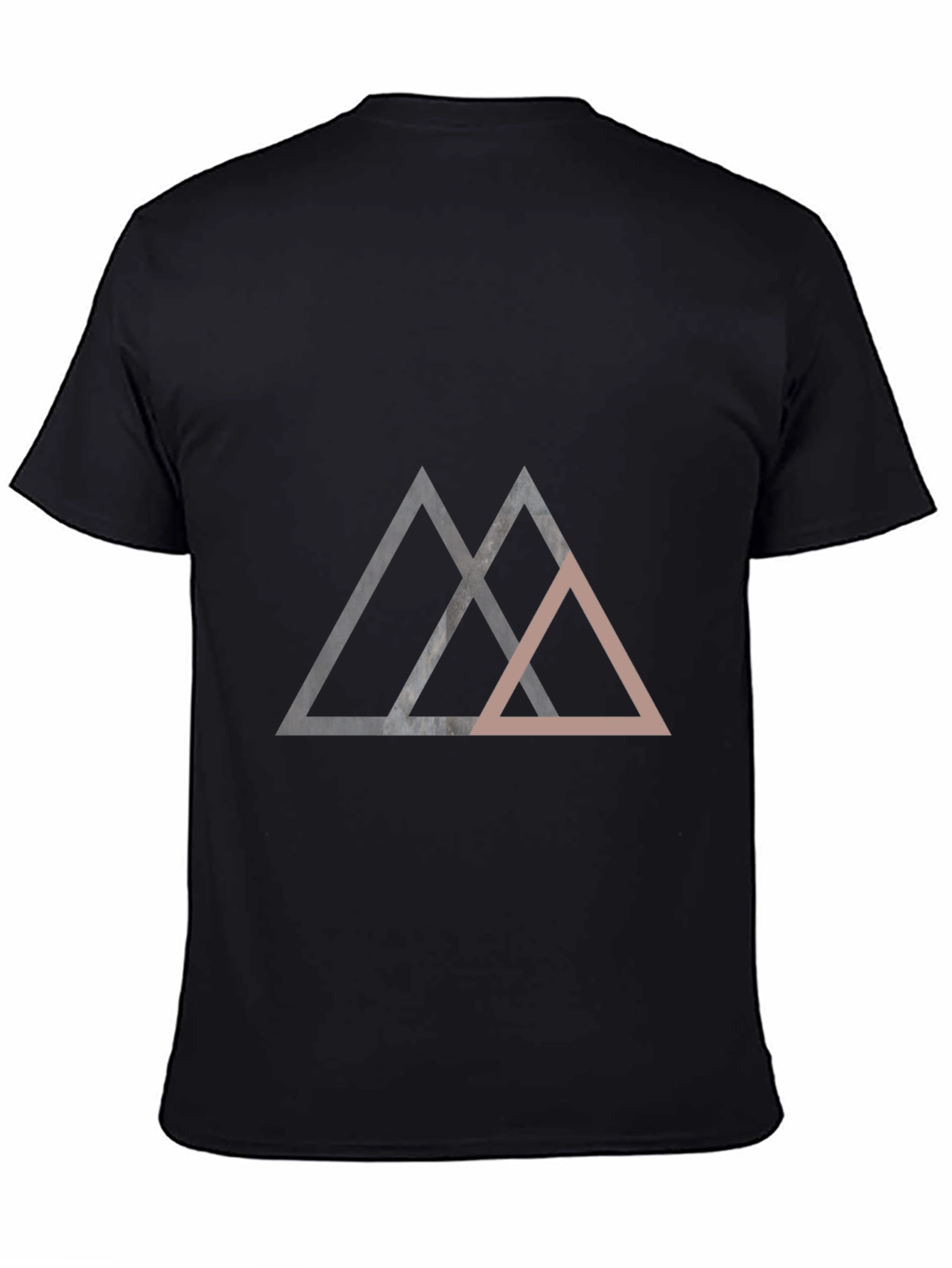 Geometric Triangle Tee - Stylish Modern Design