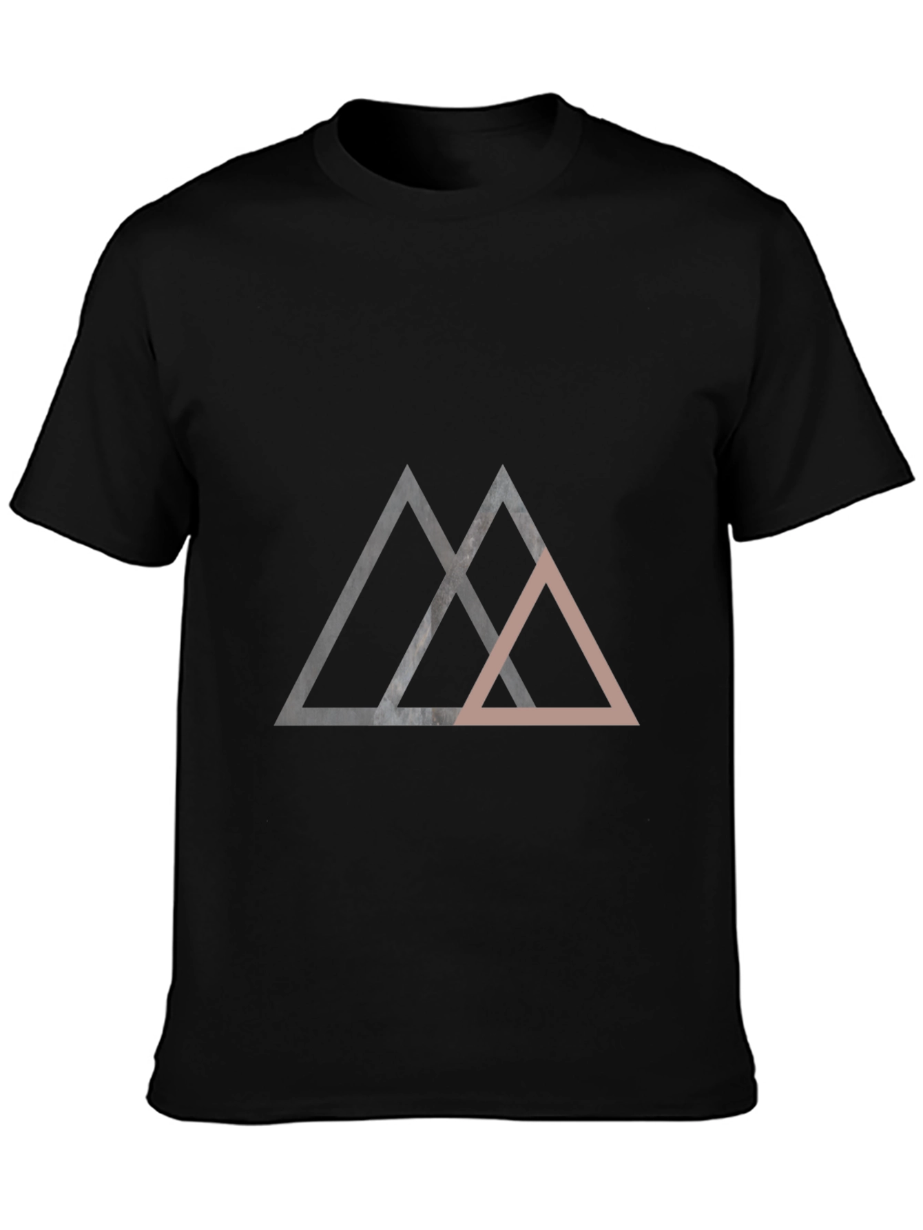 Geometric Triangle Tee - Stylish Modern Design