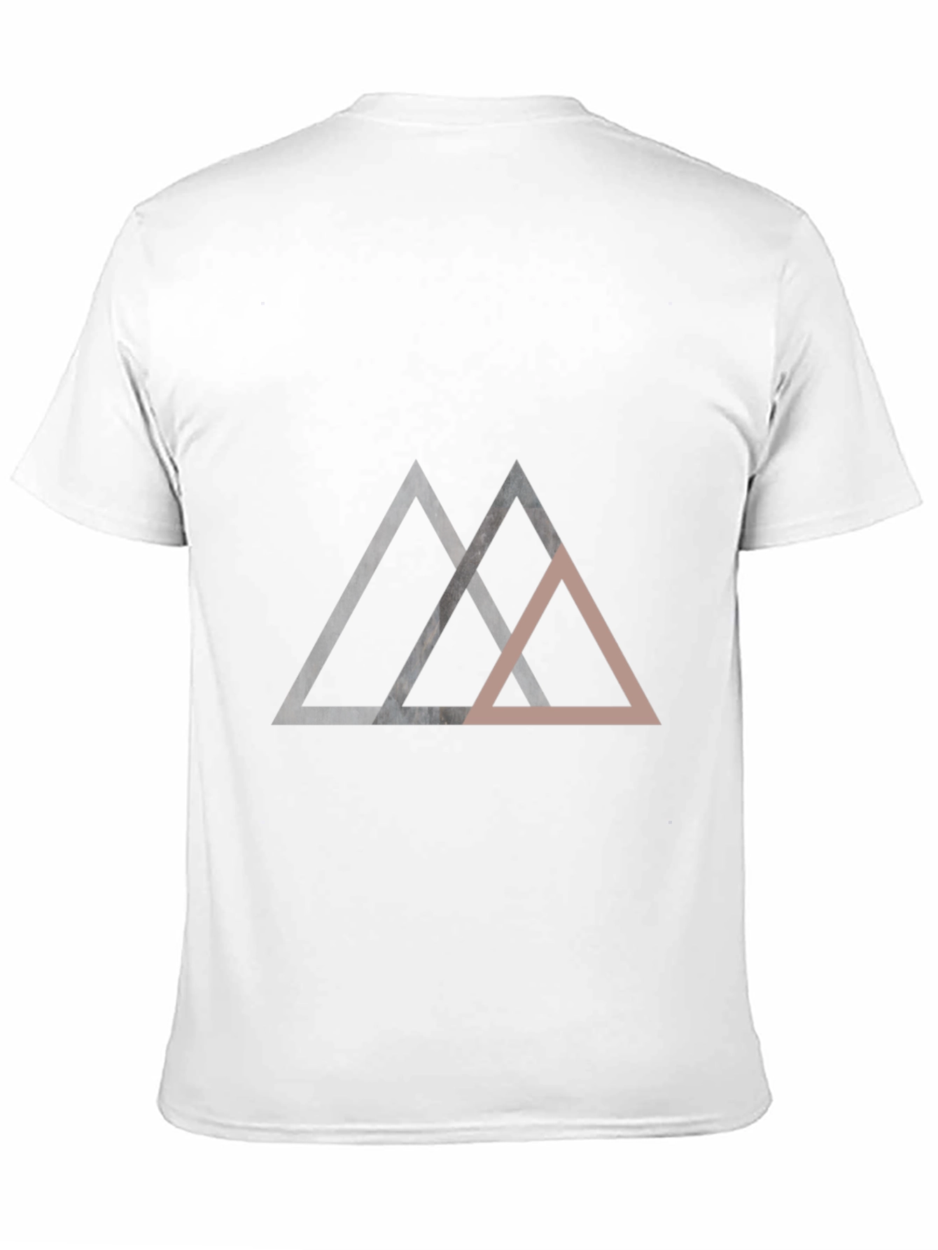 Geometric Triangle Tee - Stylish Modern Design