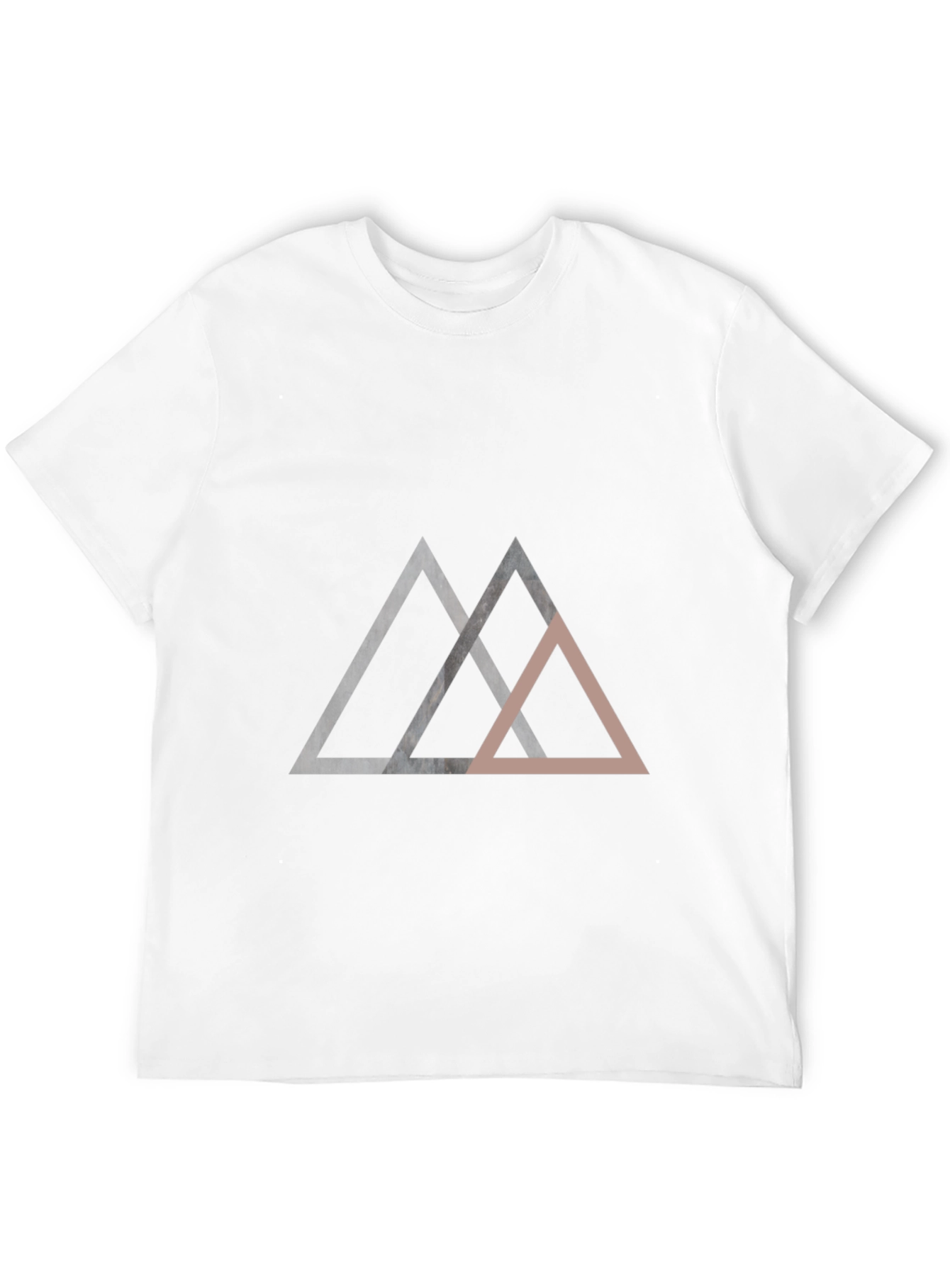 Geometric Triangle Tee - Stylish Modern Design