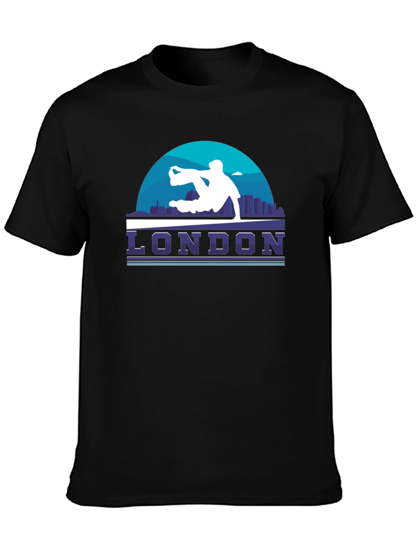 London Parkour Graphic T-Shirt - Black