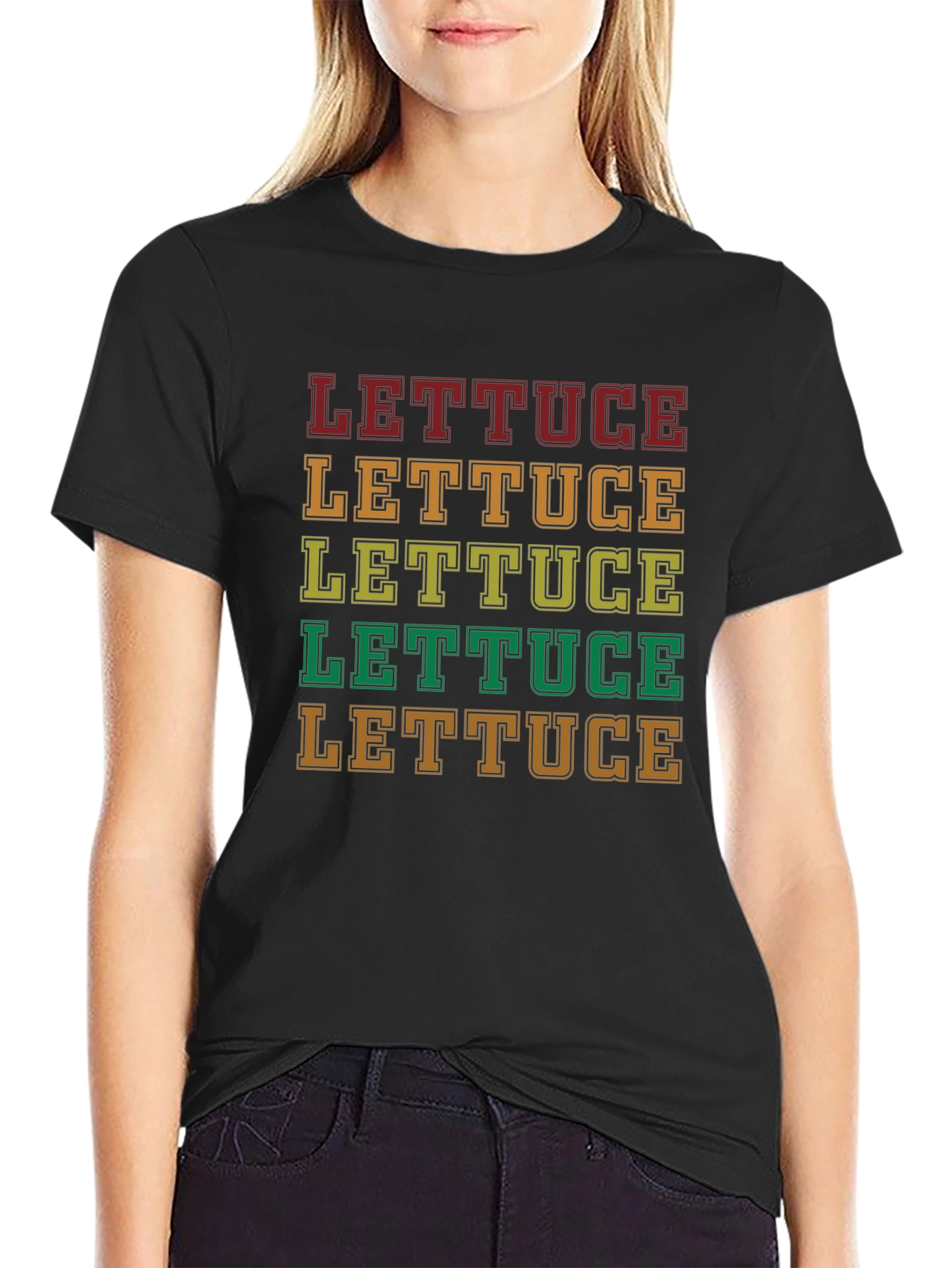 Lettuce Retro T-Shirt - Bold Graphic Tee