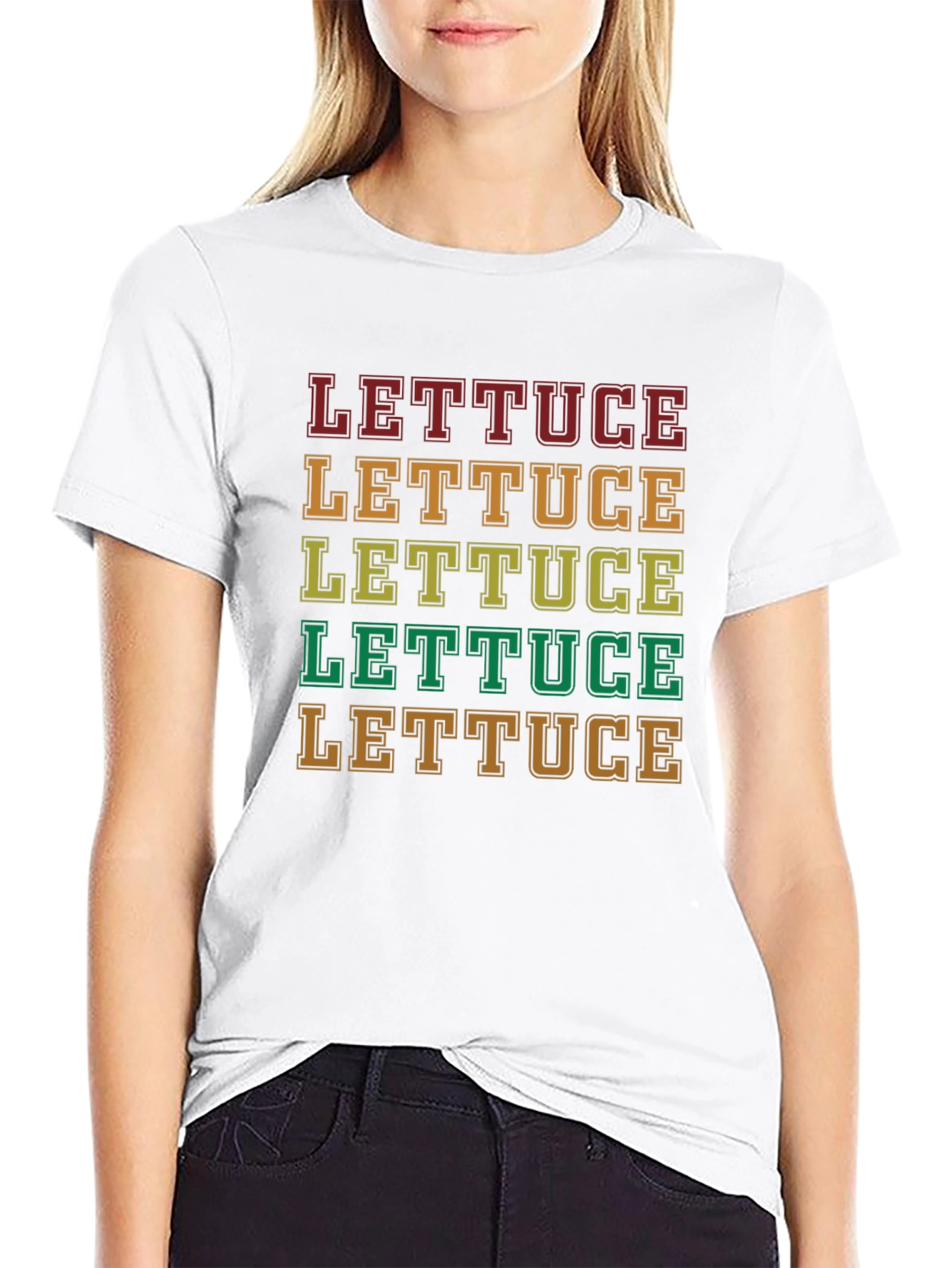 Lettuce Retro T-Shirt - Bold Graphic Tee