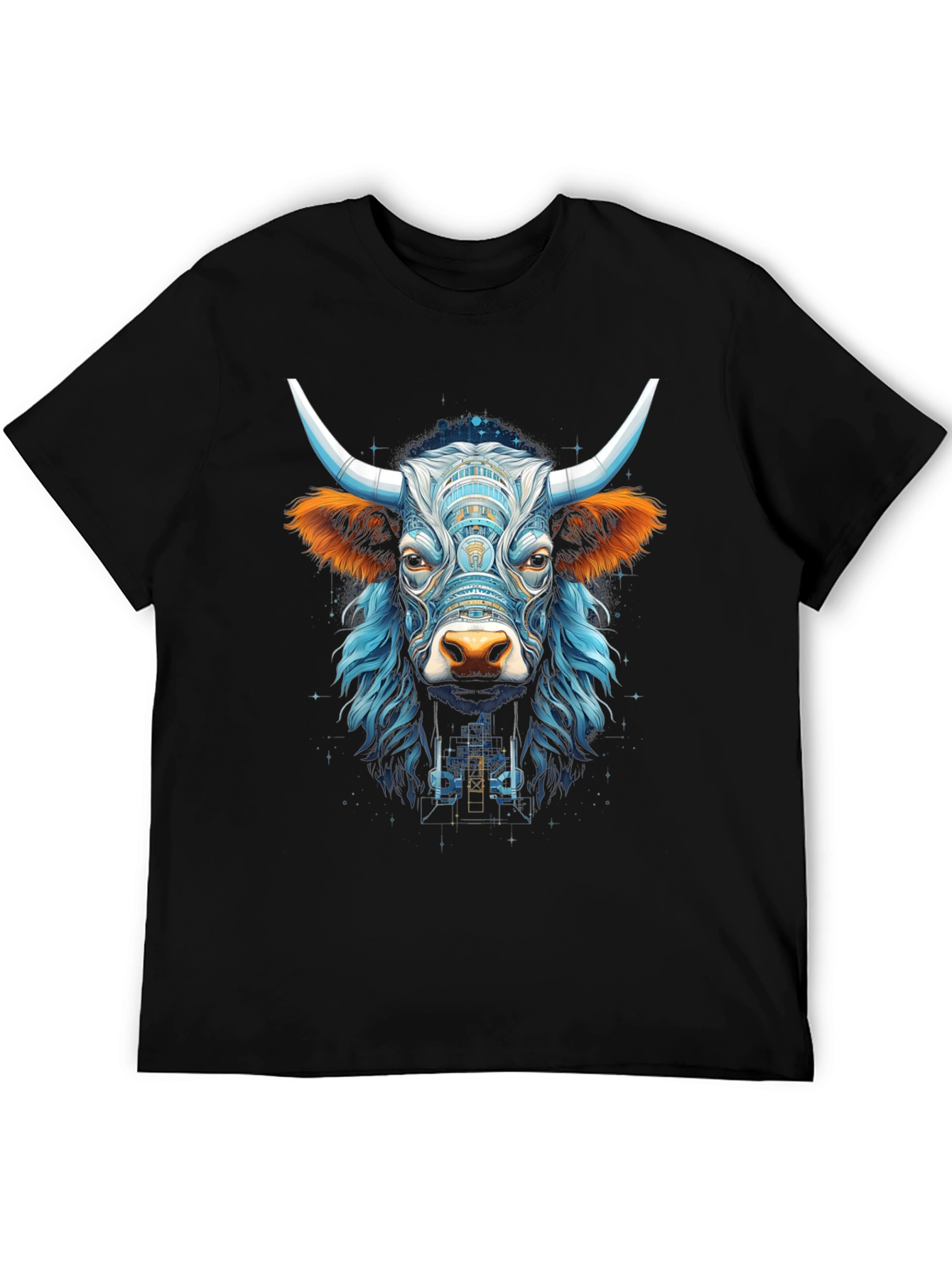 Bull Graphic Tee - Cool Animal Design