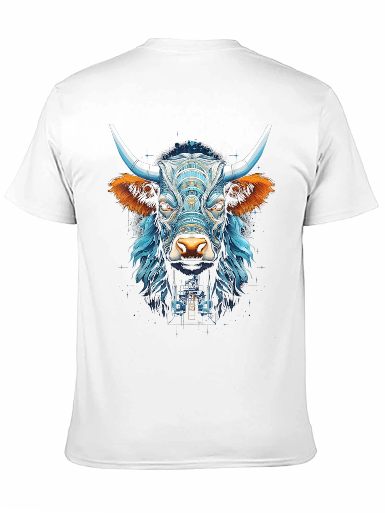 Bull Graphic Tee - Cool Animal Design