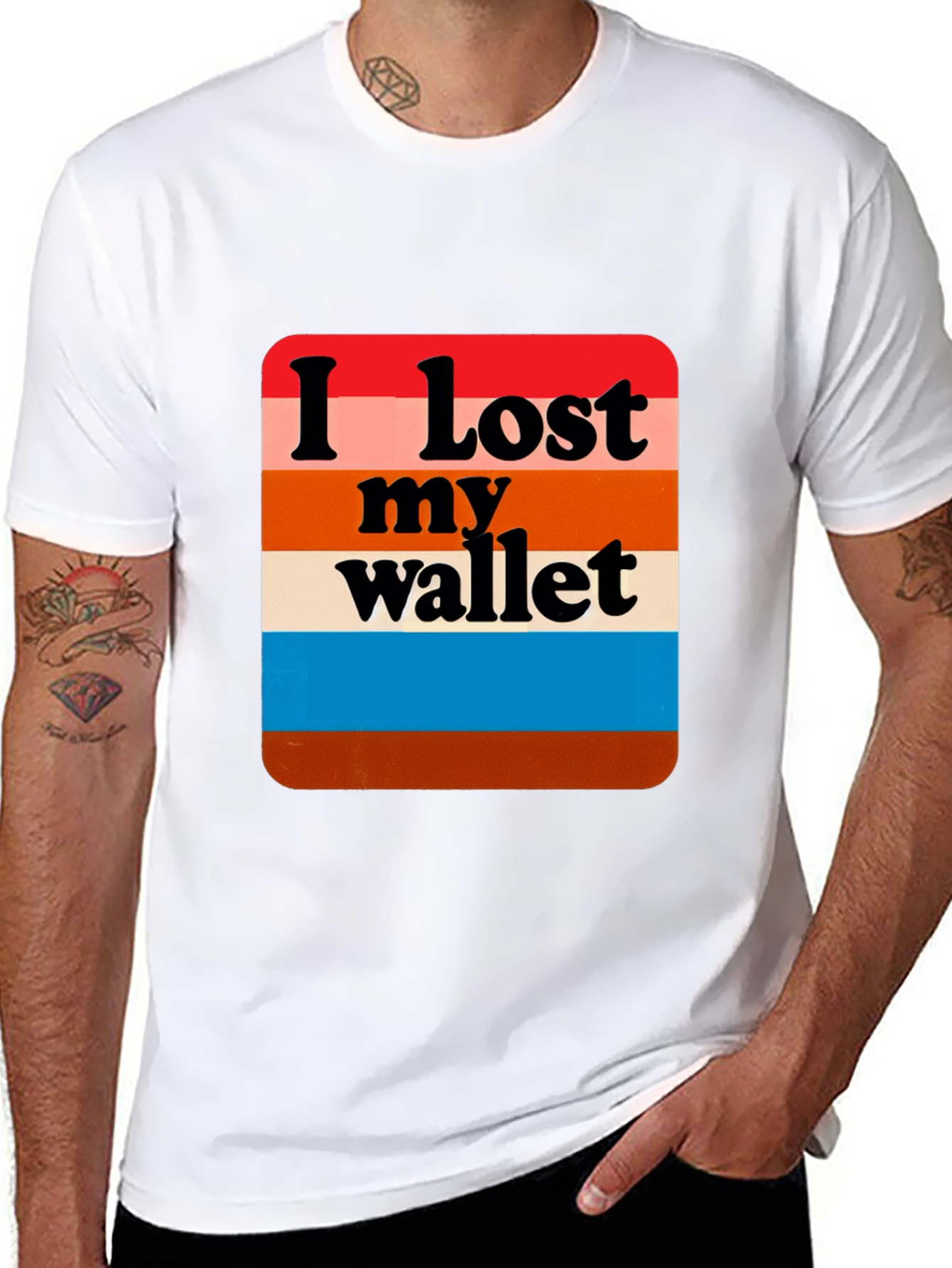I Lost My Wallet Retro T-Shirt - Unisex