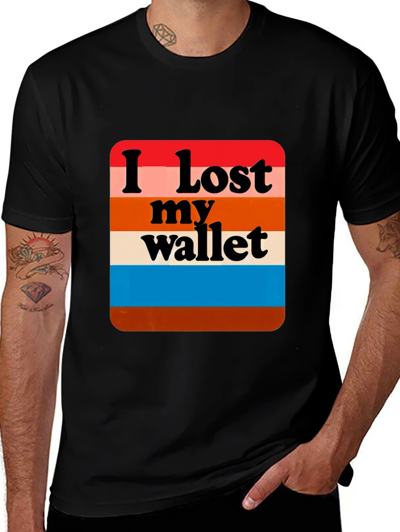 I Lost My Wallet Retro T-Shirt - Unisex