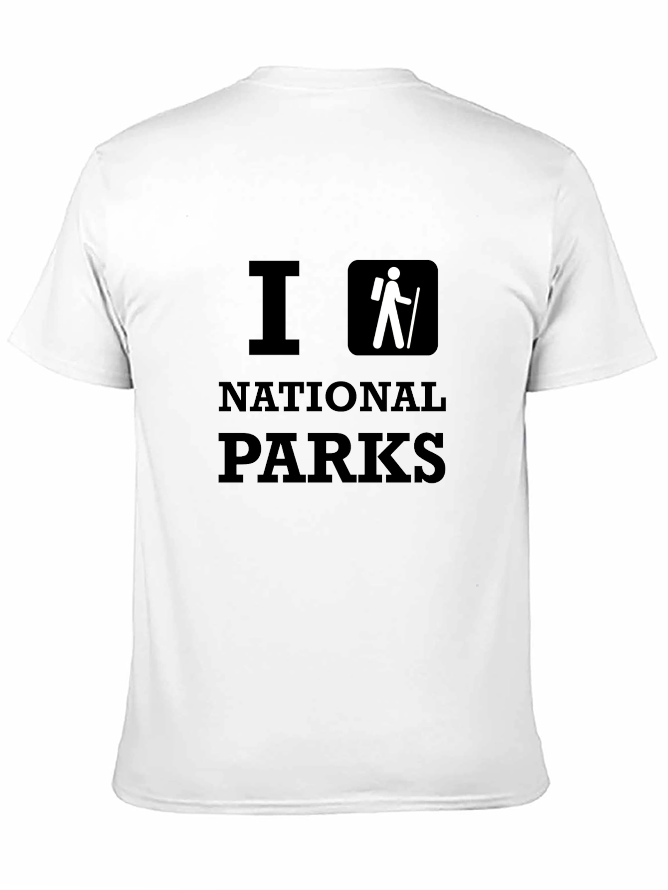 I Hike National Parks Black T-Shirt