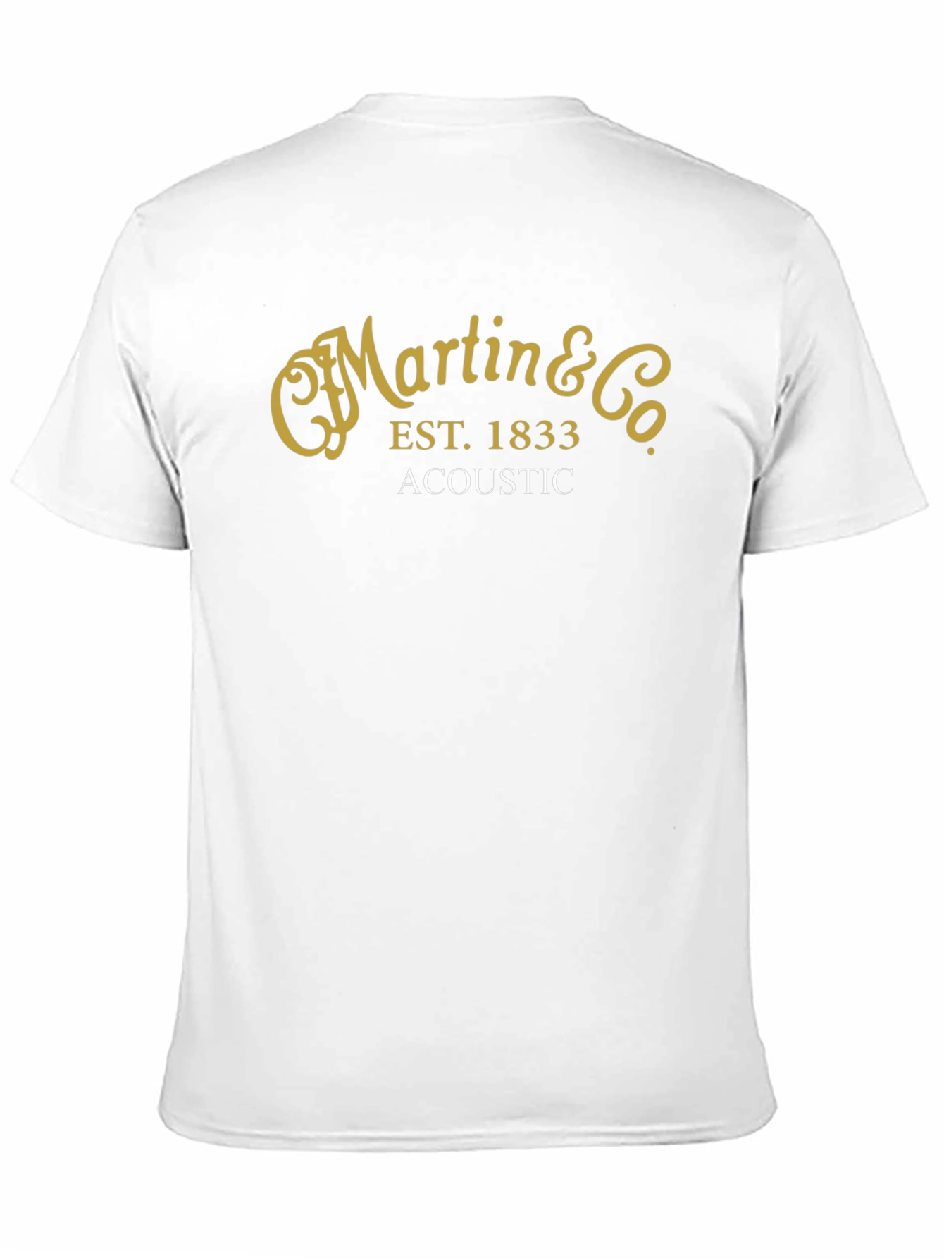 Martin & Co Acoustic Guitar T-Shirt - Black