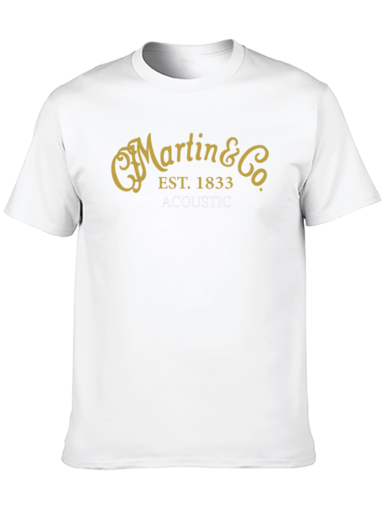 Martin & Co Acoustic Guitar T-Shirt - Black