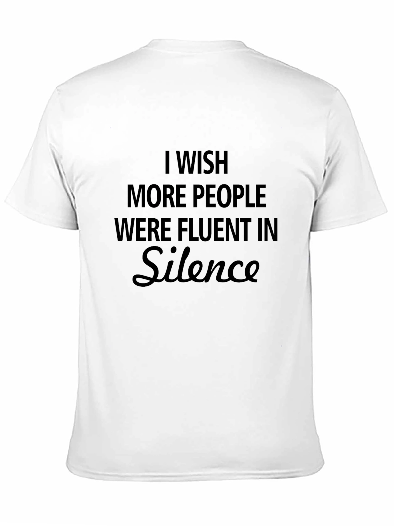 Fluent in Silence Black T-Shirt