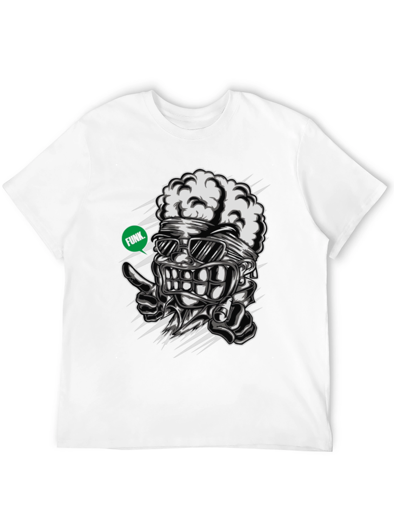 Funky Brain Graphic Tee - Unique Streetwear