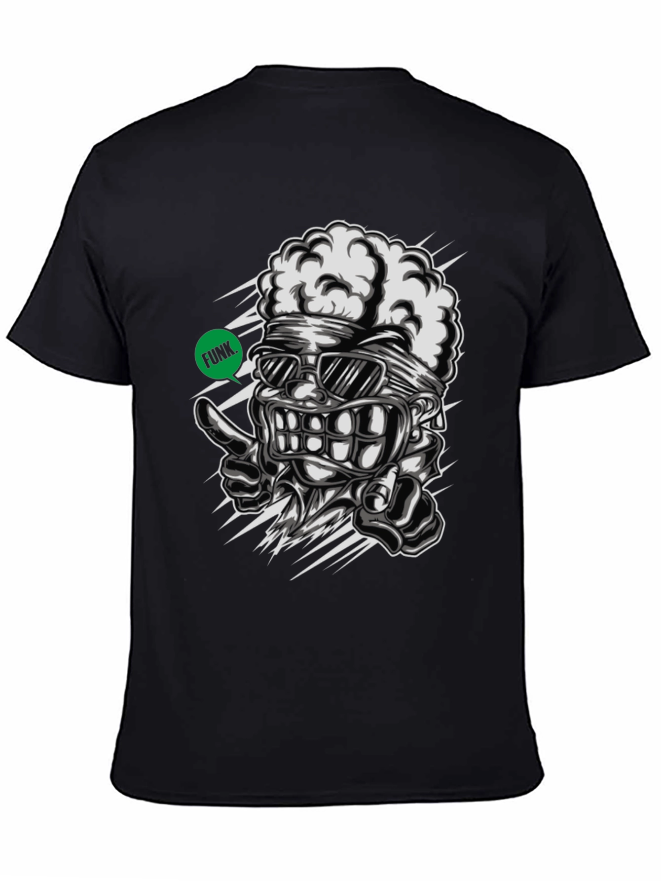 Funky Brain Graphic Tee - Unique Streetwear